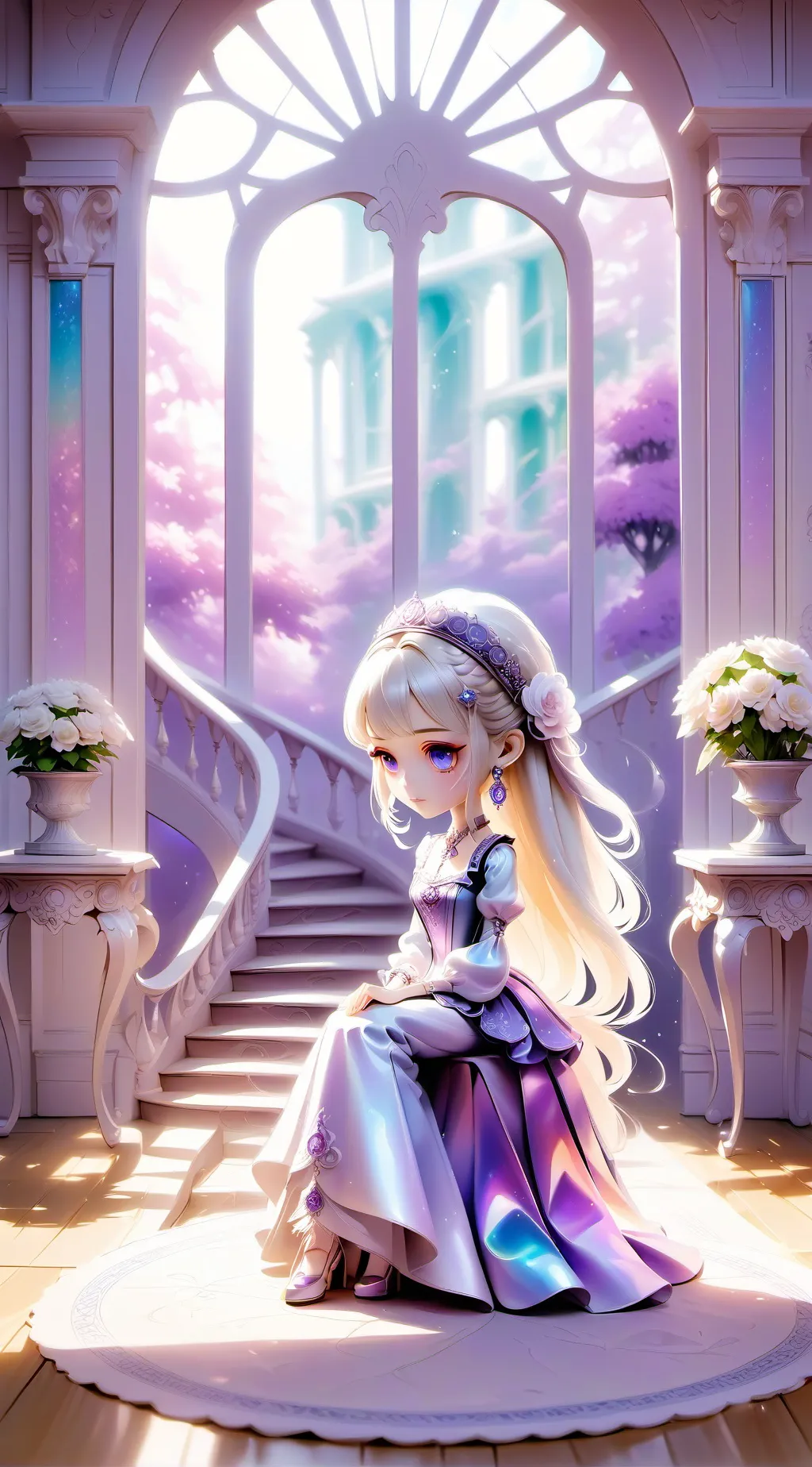 ai character: lily the doll background