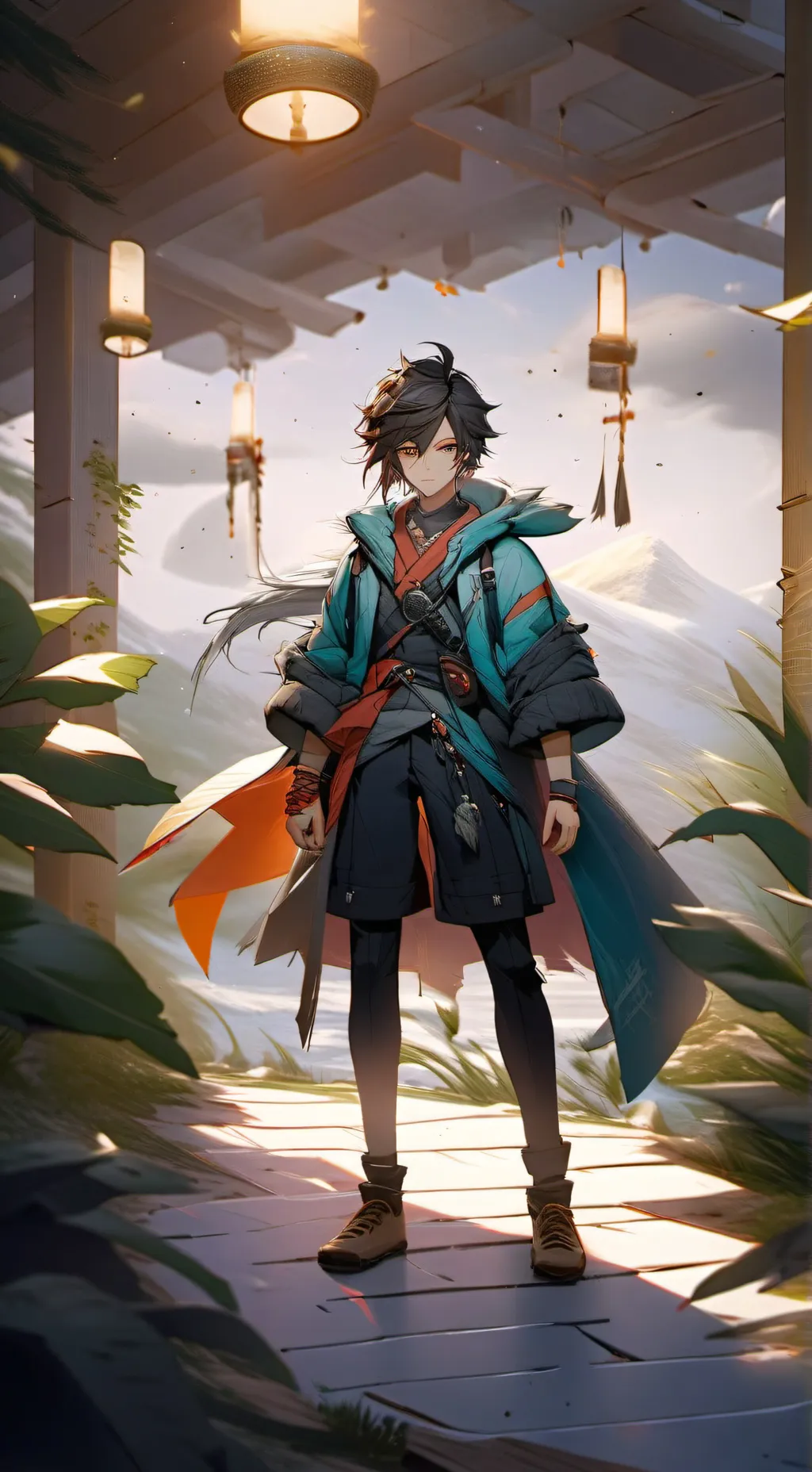 ai character: Ren background