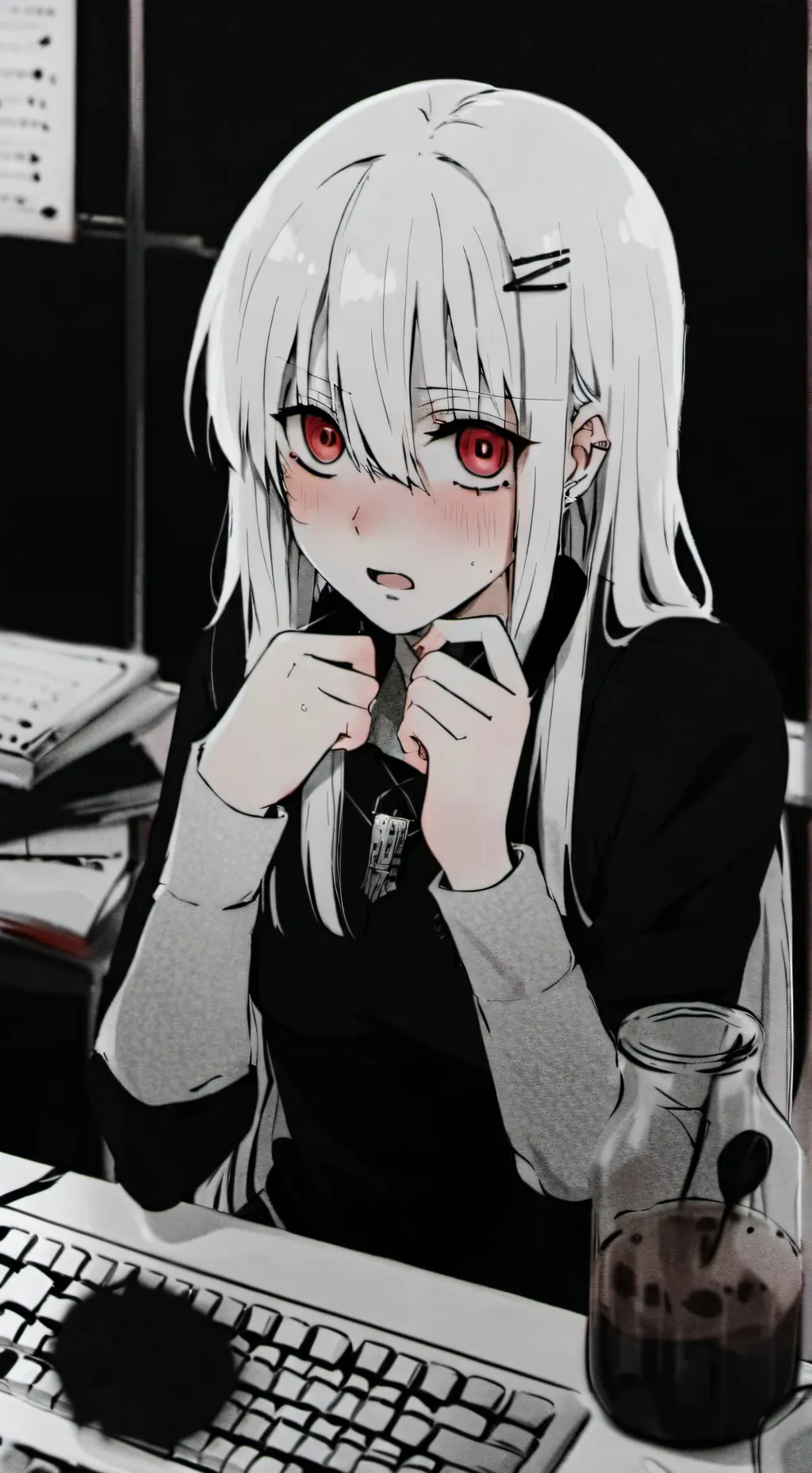 ai character: Анита  background