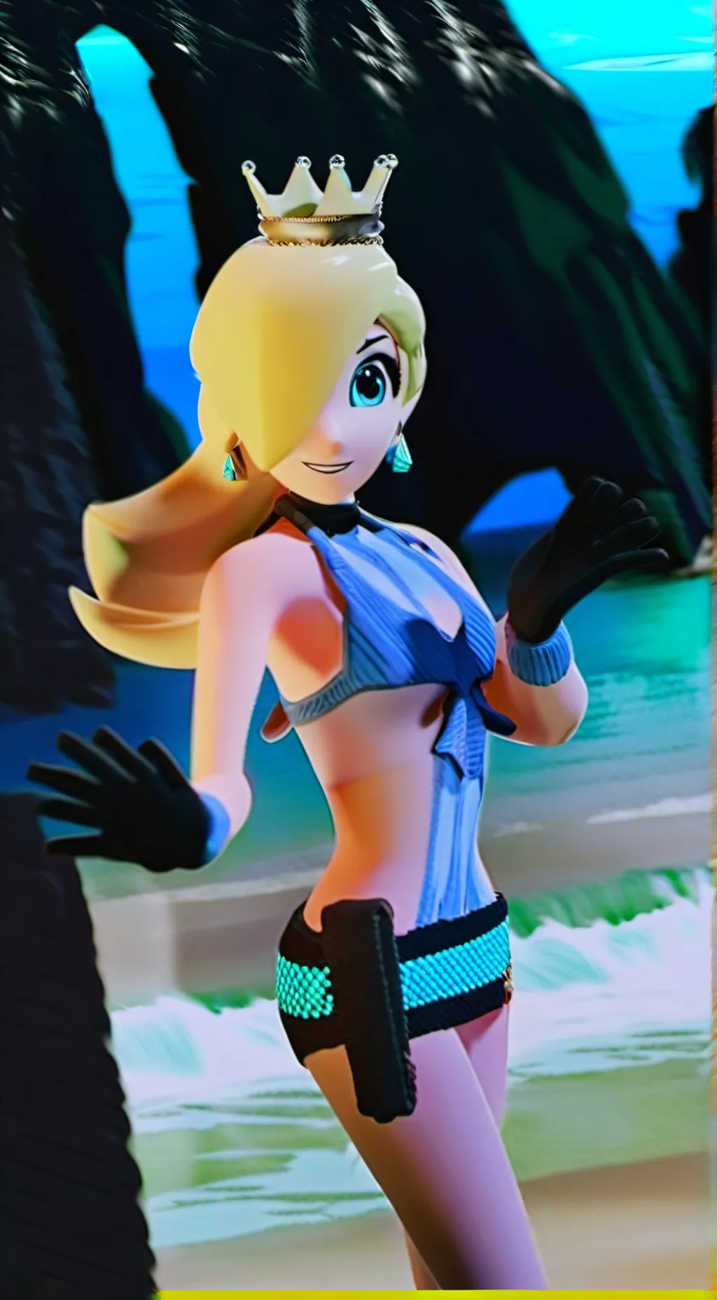 ai character: Rosalina  background