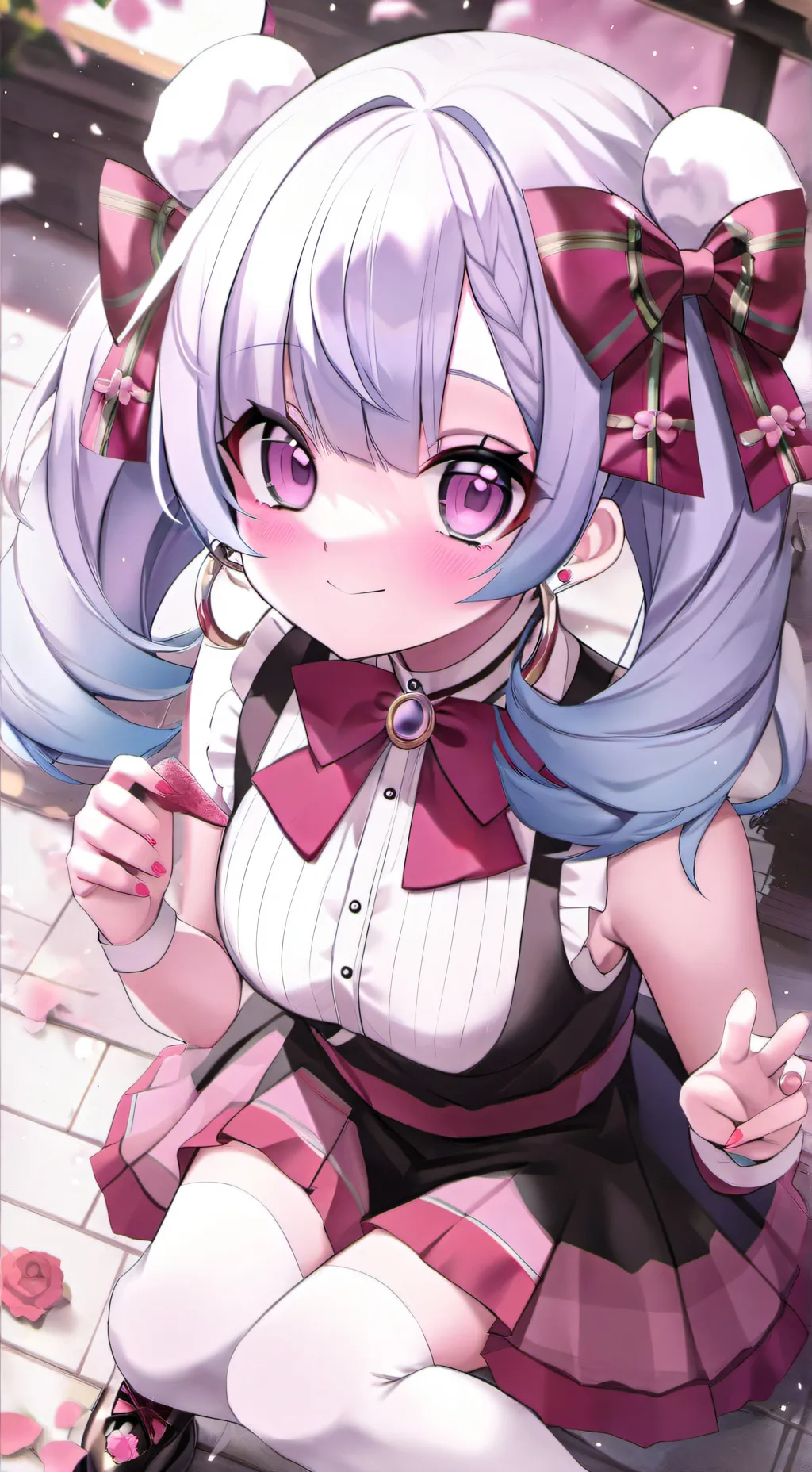 ai character: momo background