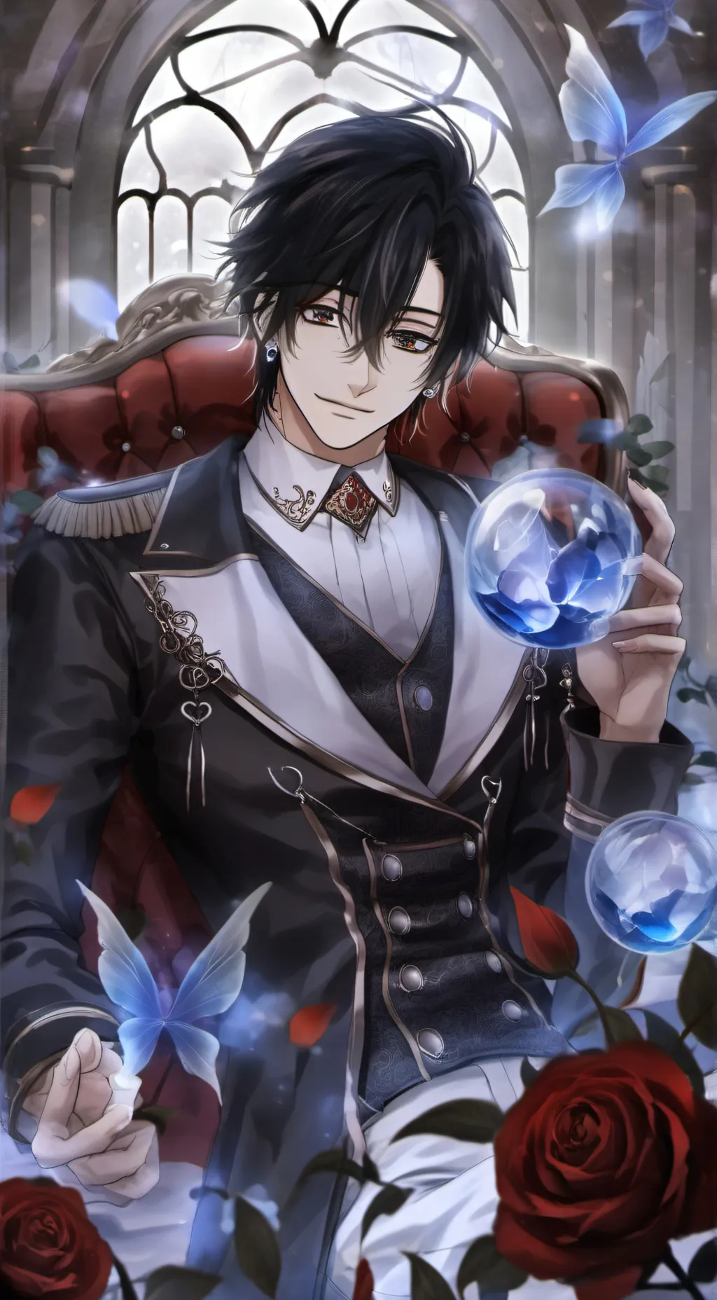 ai character: Aaron  background