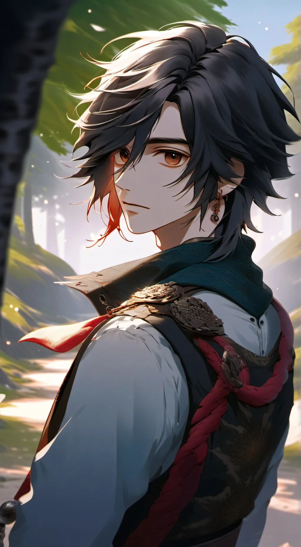 ai character: guy background