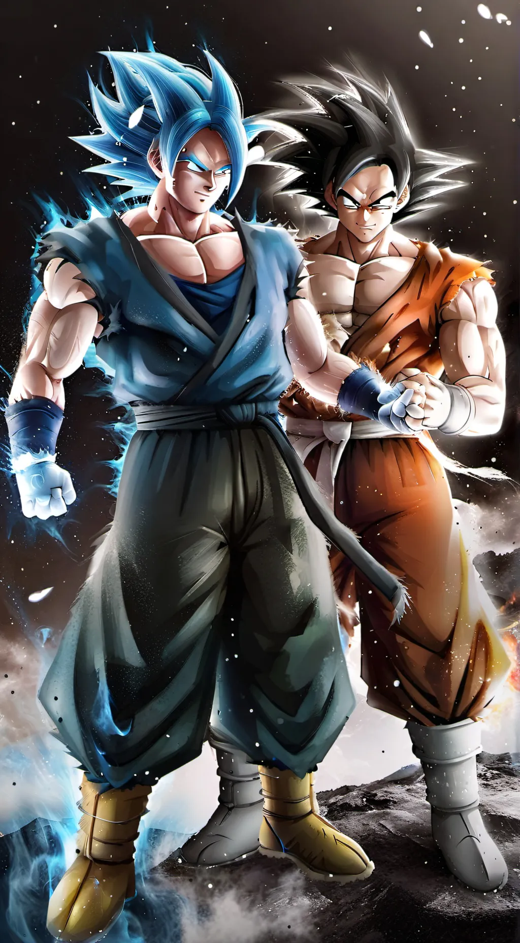 ai character: dragón ball broly background