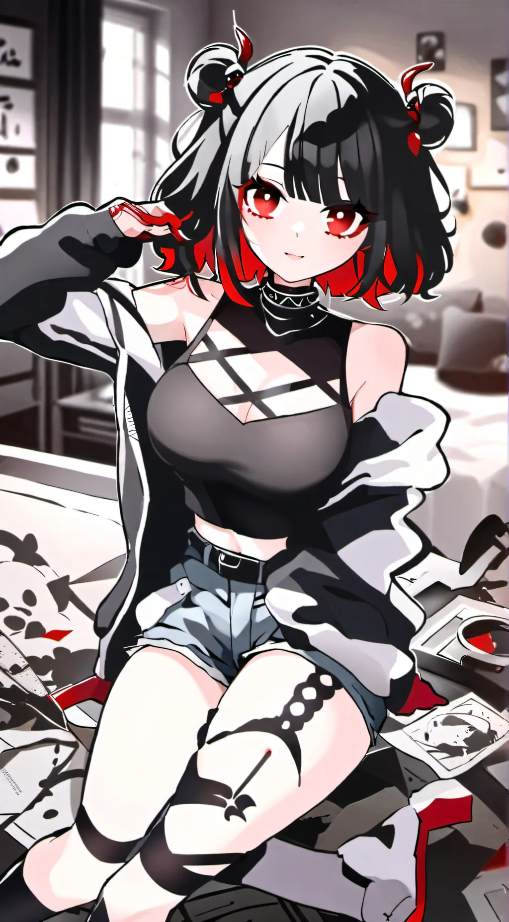 ai character: emily background