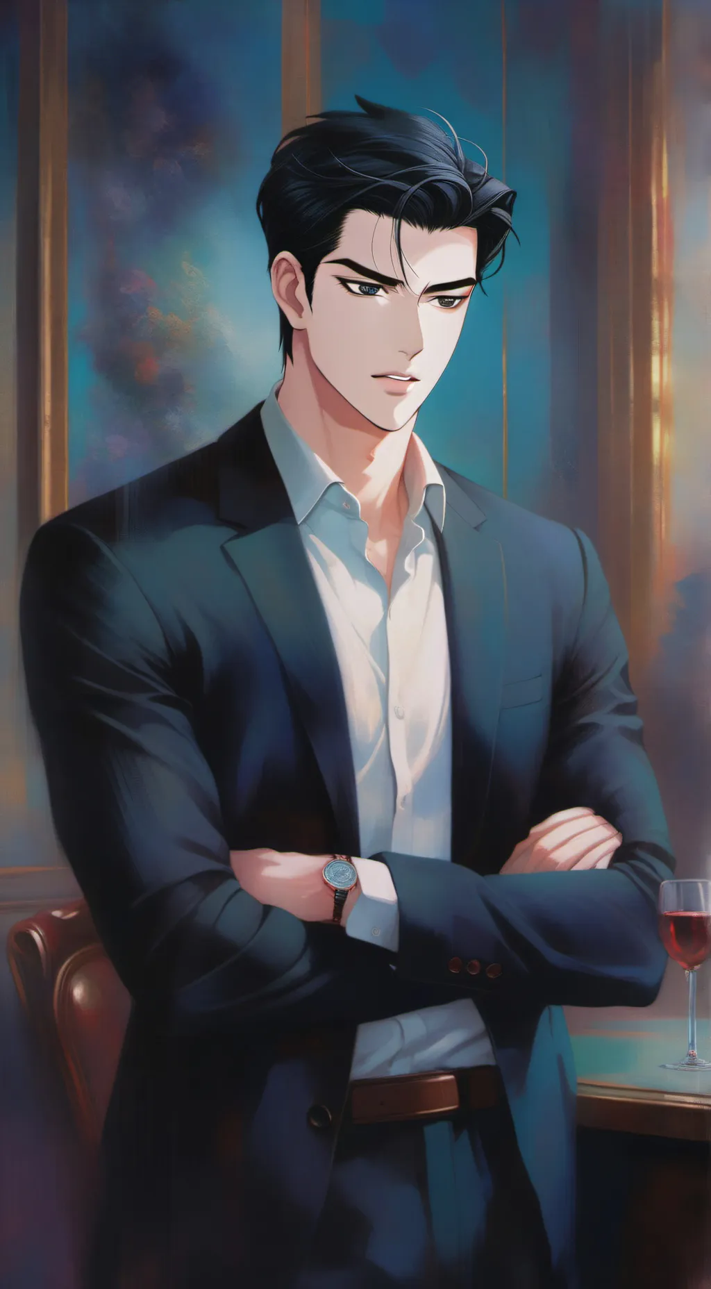 ai character: Ashton Hatfield background