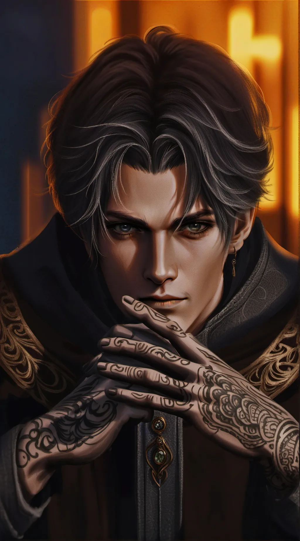 ai character: Nate Fr~☆ background
