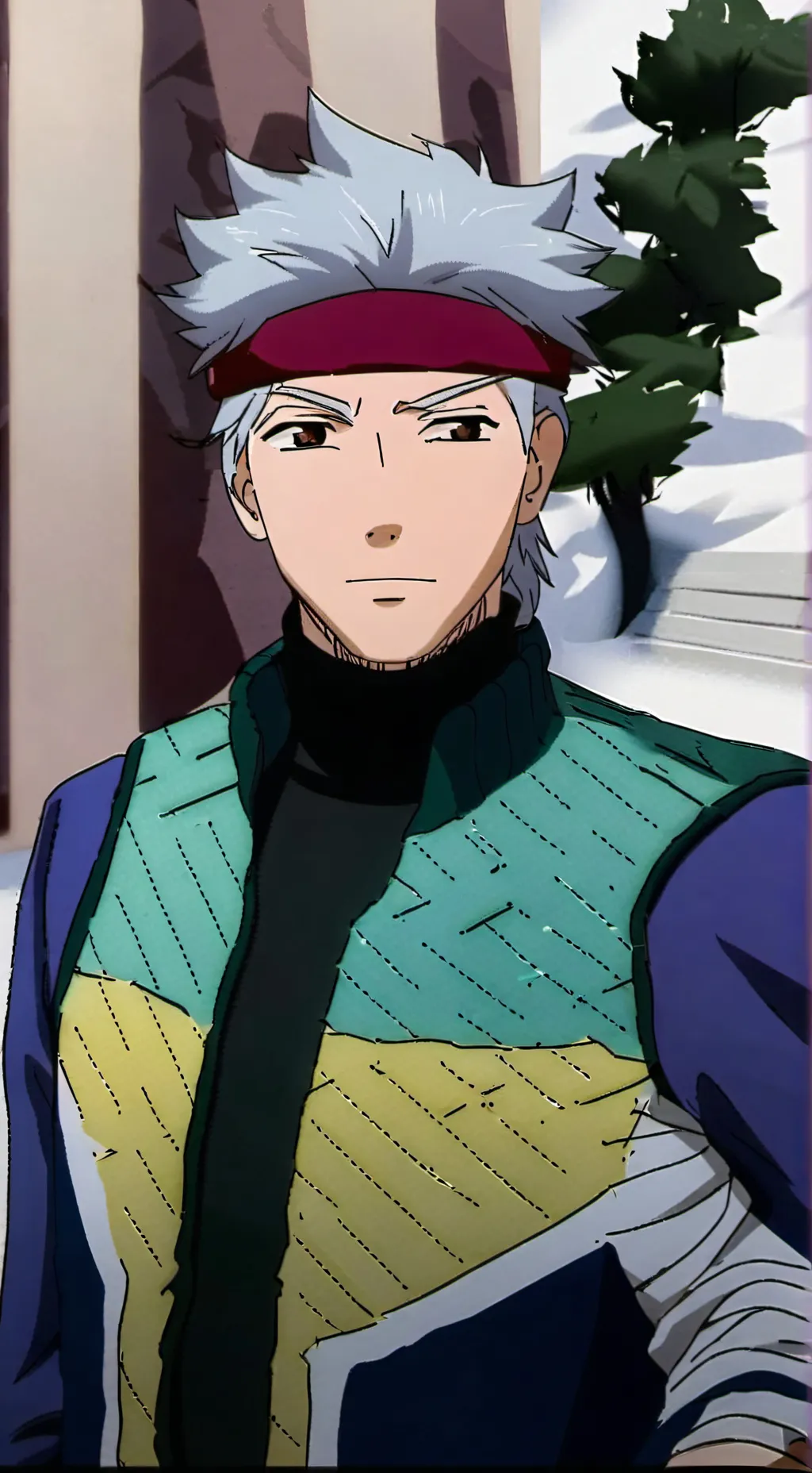 ai character: kakashi×Gojo background