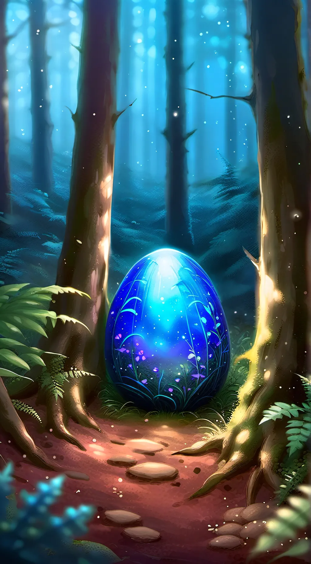 ai character: ??Strange Egg?? background