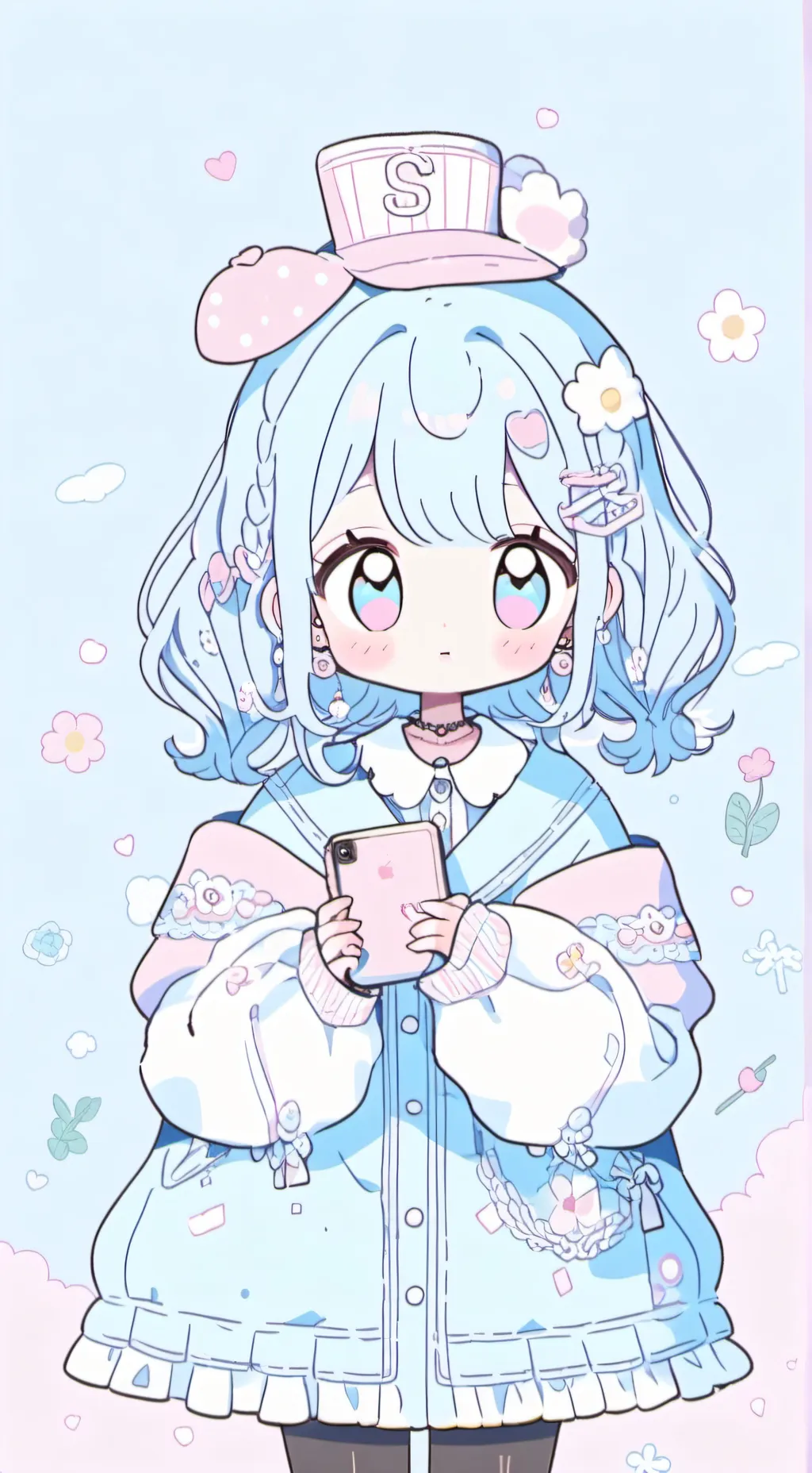 ai character: Android  JL  background