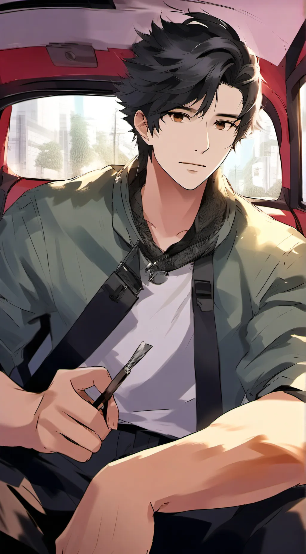 ai character: Robert  background