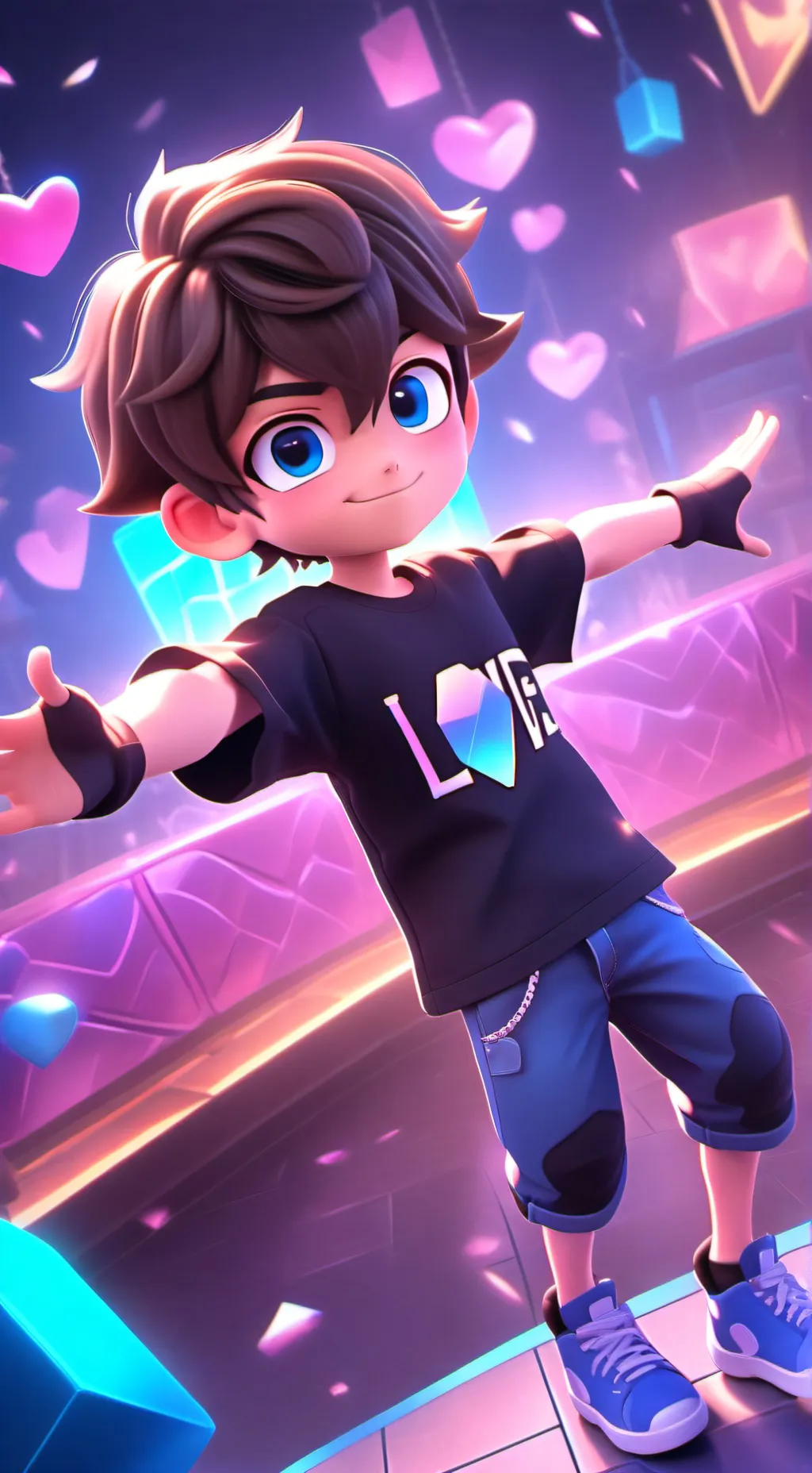 ai character: Z-O-M-B-I-E-S trip background