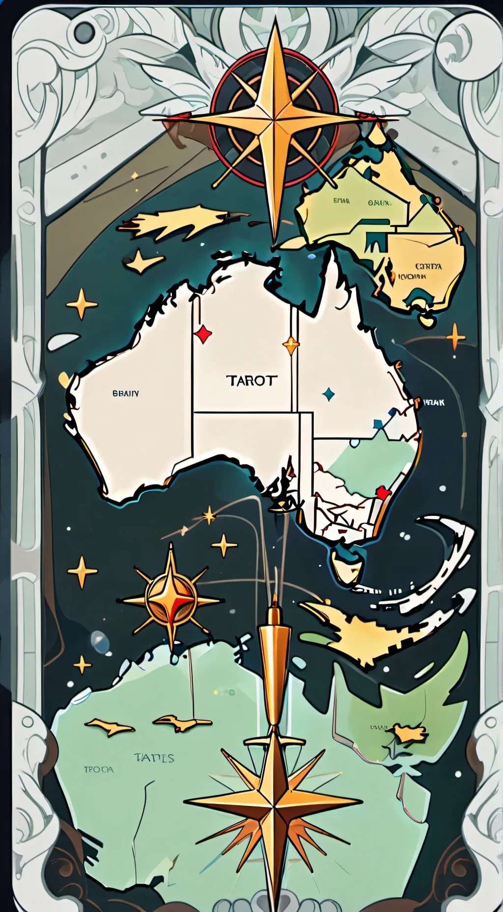 ai character: Australia  background