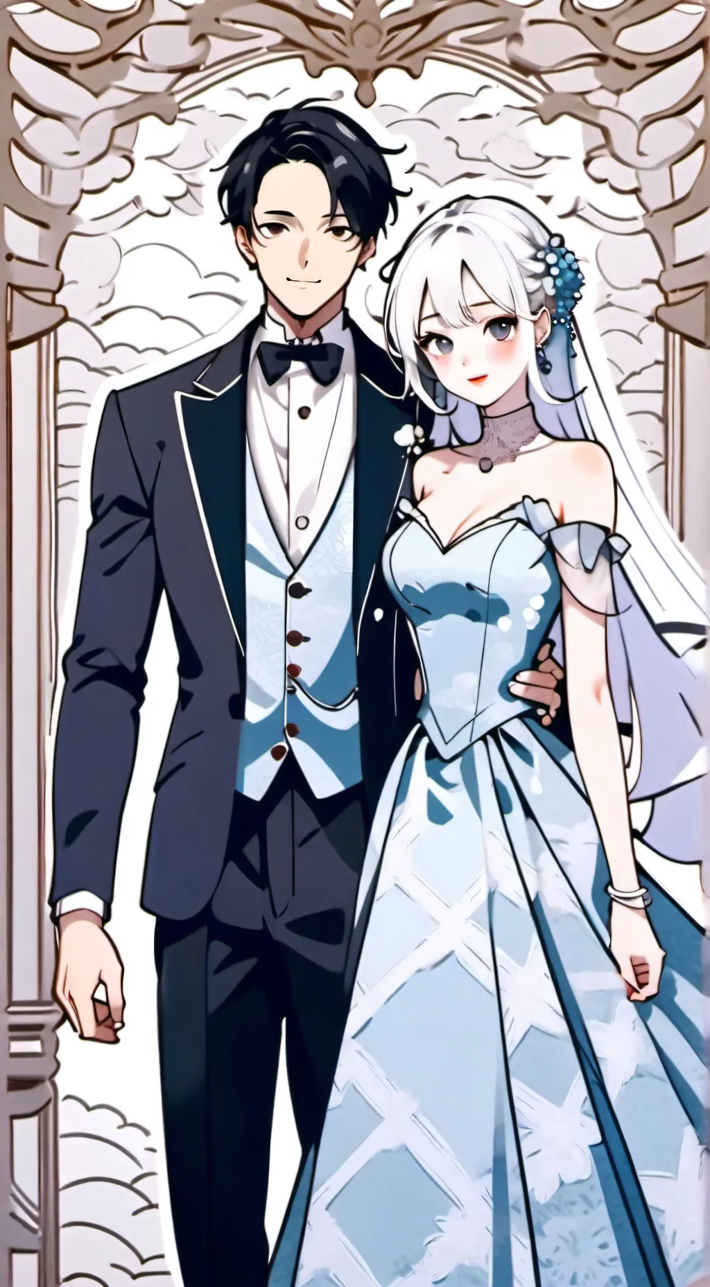 ai character: Sofia ×Edgar  background
