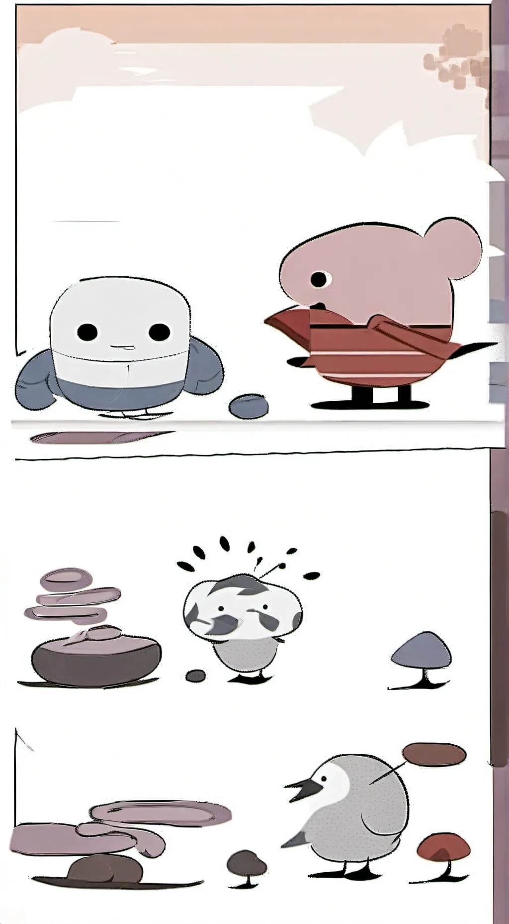 ai character: dandy world background