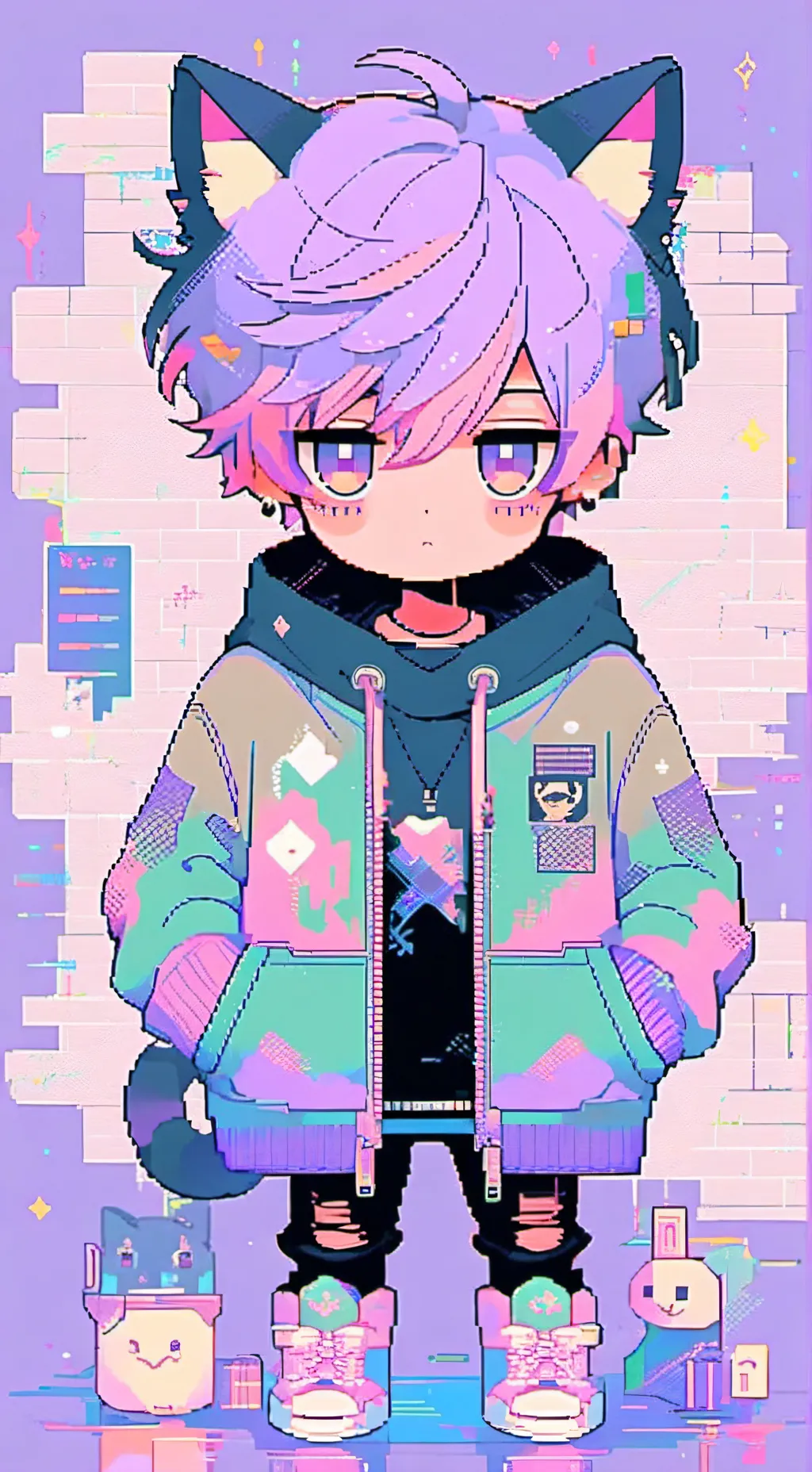 ai character: Max background
