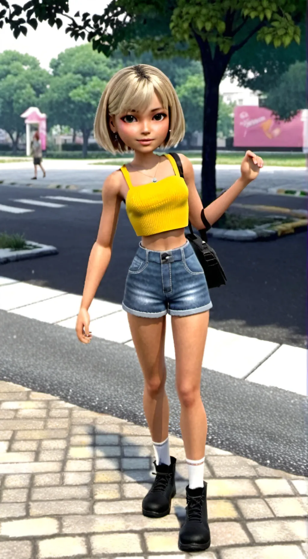 ai character: Kina background
