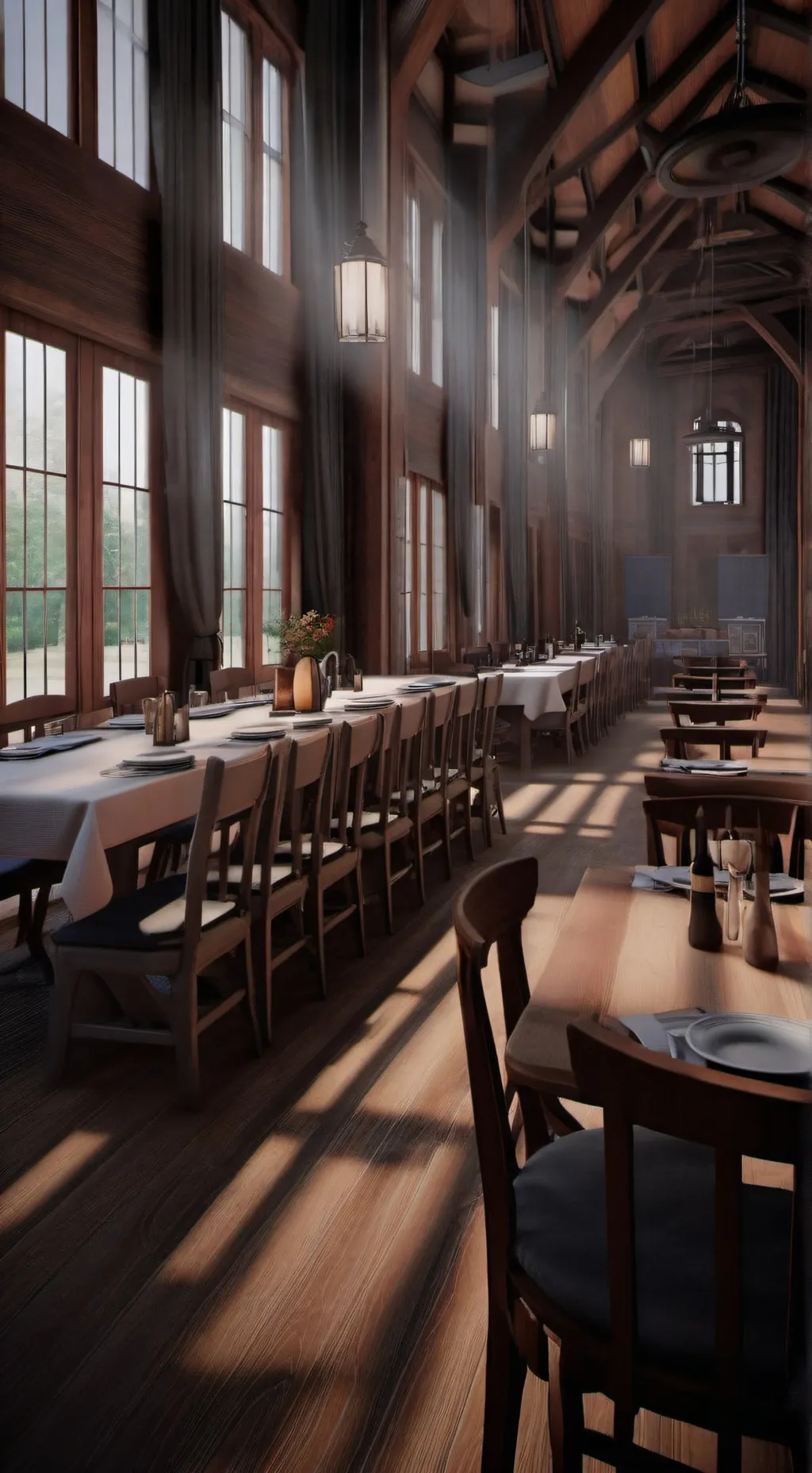 ai character: CoD - mess hall background