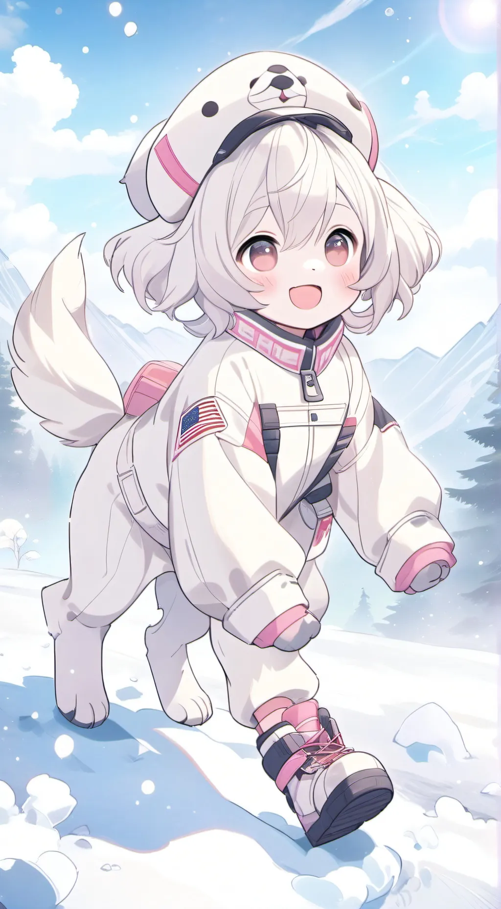 ai character: SkyexEverest background
