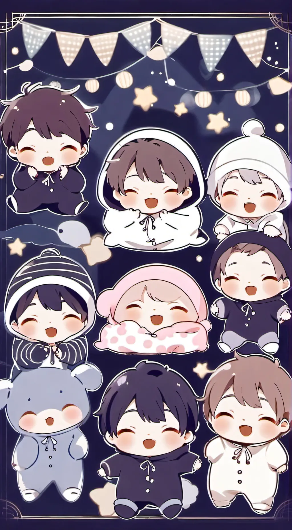 ai character: Babies background