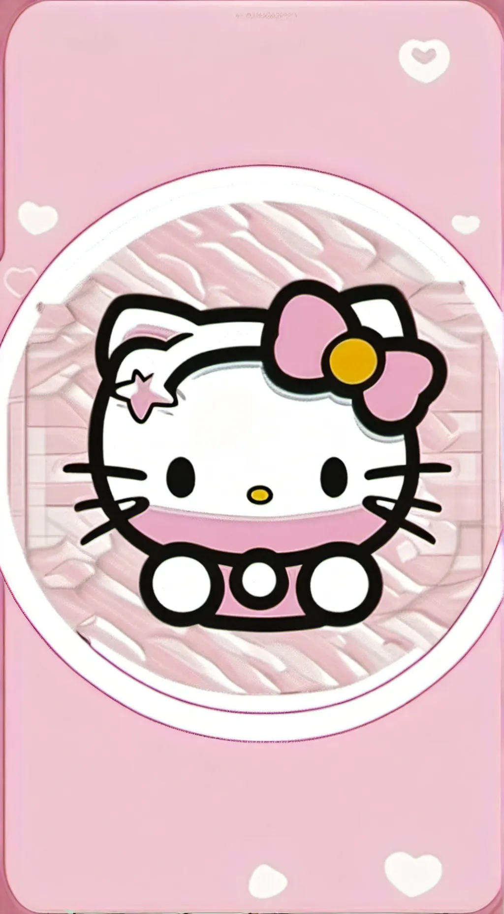 ai character: cute hello Kitty background