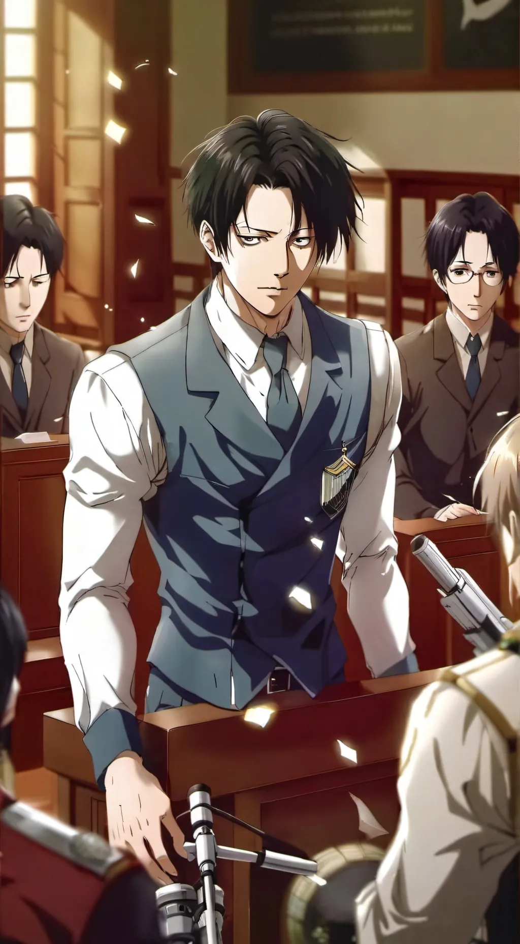 ai character: AOT Trial background