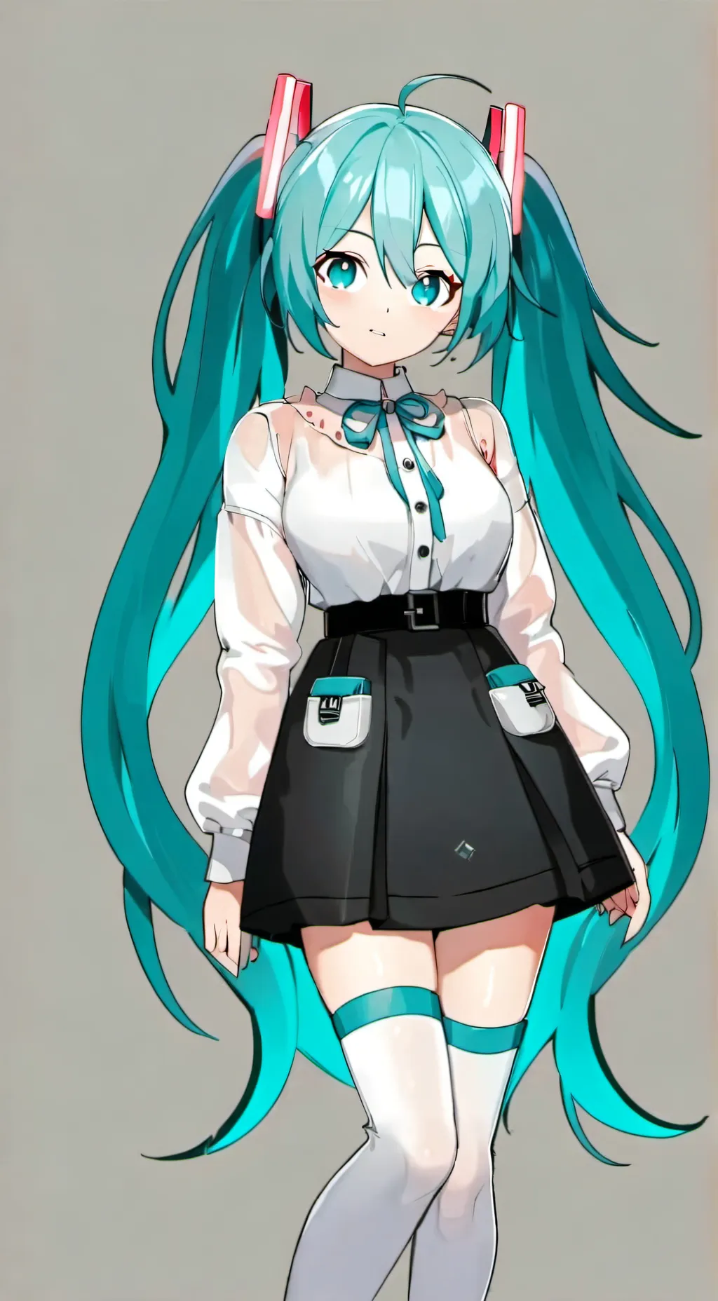 ai character: Hatsune Miku background