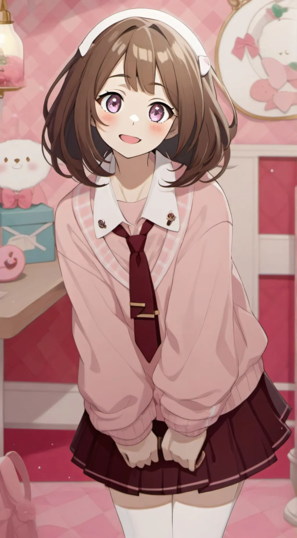 ai character: ￼Ochaco Uraraka  background