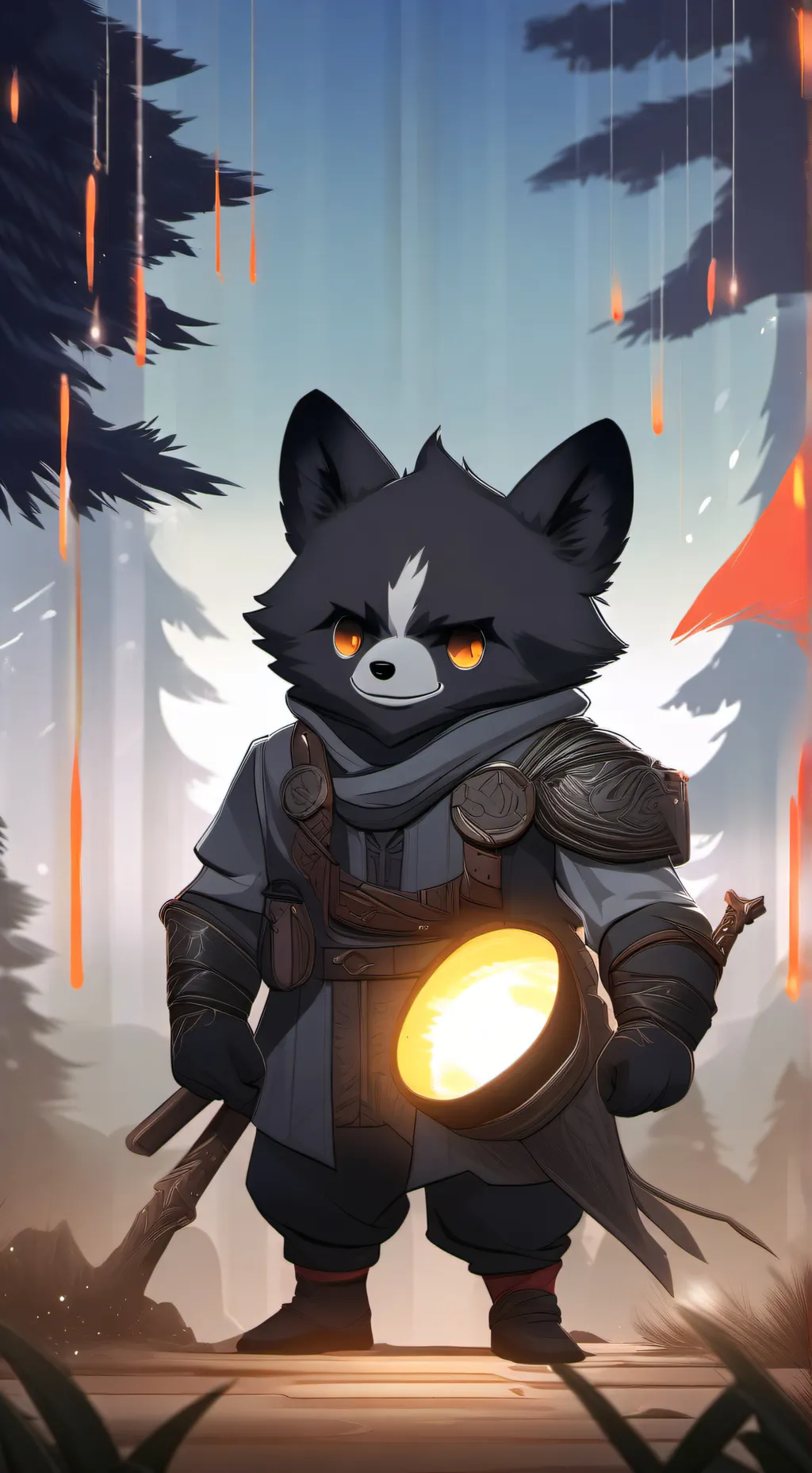 ai character: perro inteligente background