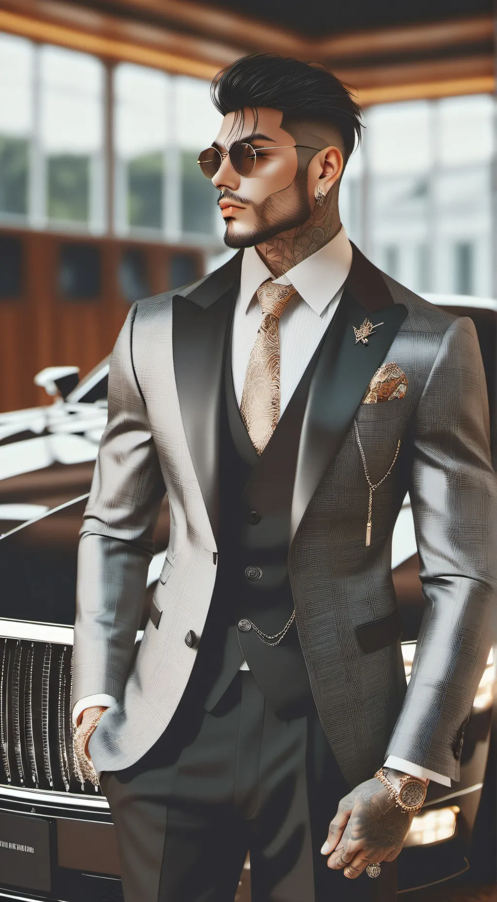 ai character: Rafael Fontaine background