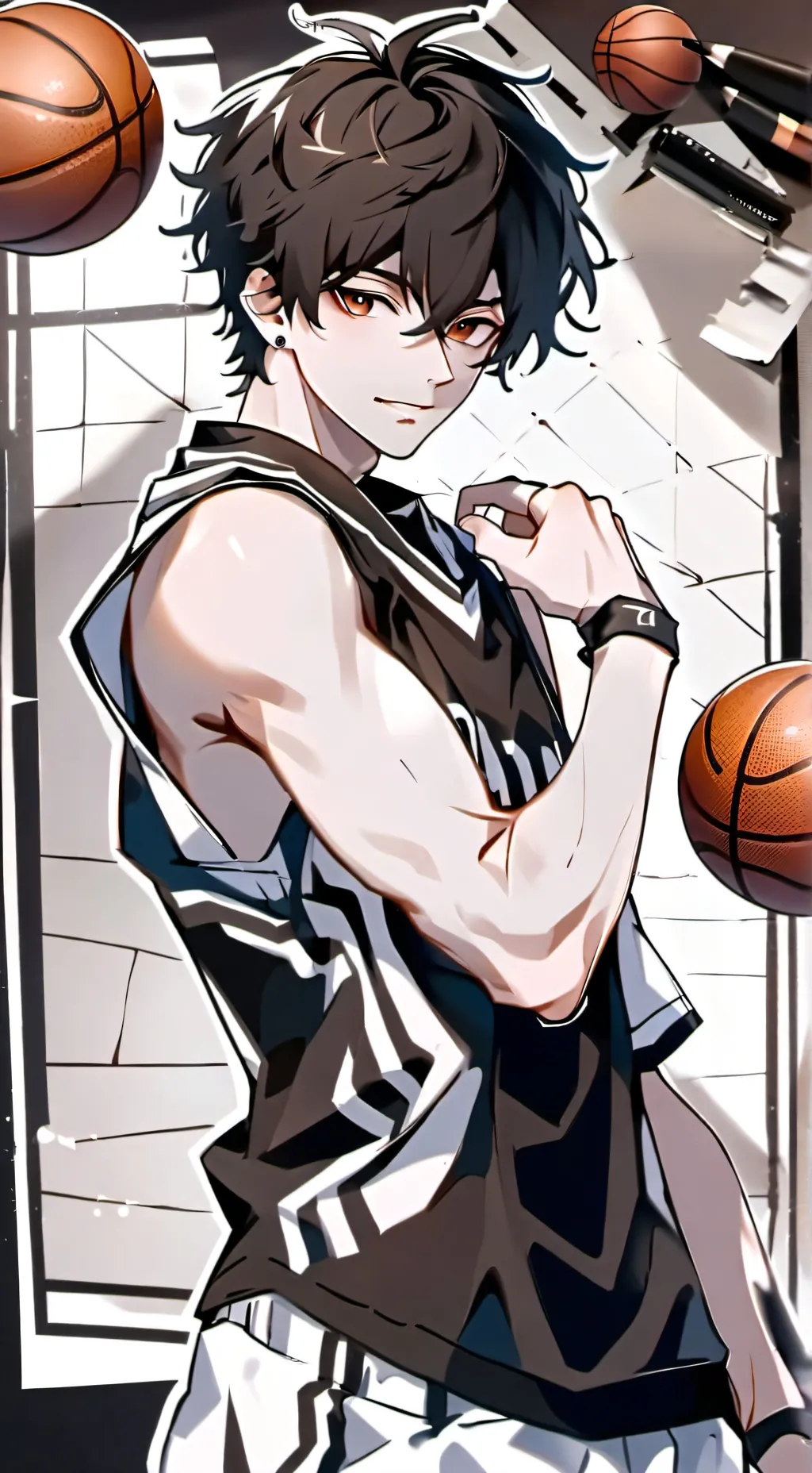 ai character: ᴠɪᴄᴛᴏʀ. 𓋜 background
