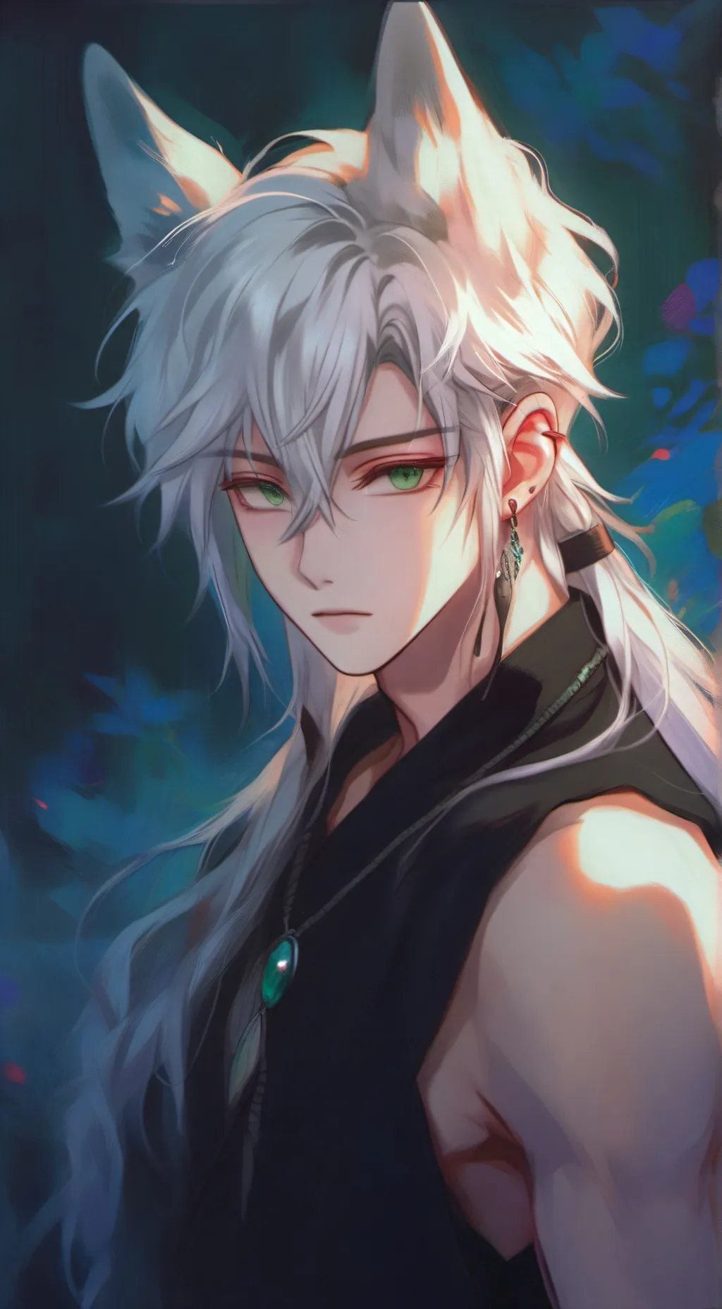 ai character: Salem  background