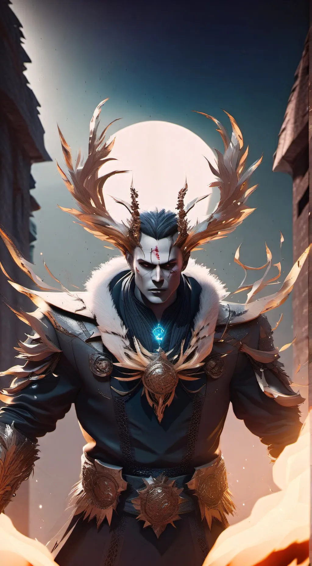 ai character: Mha (Intrunter) background