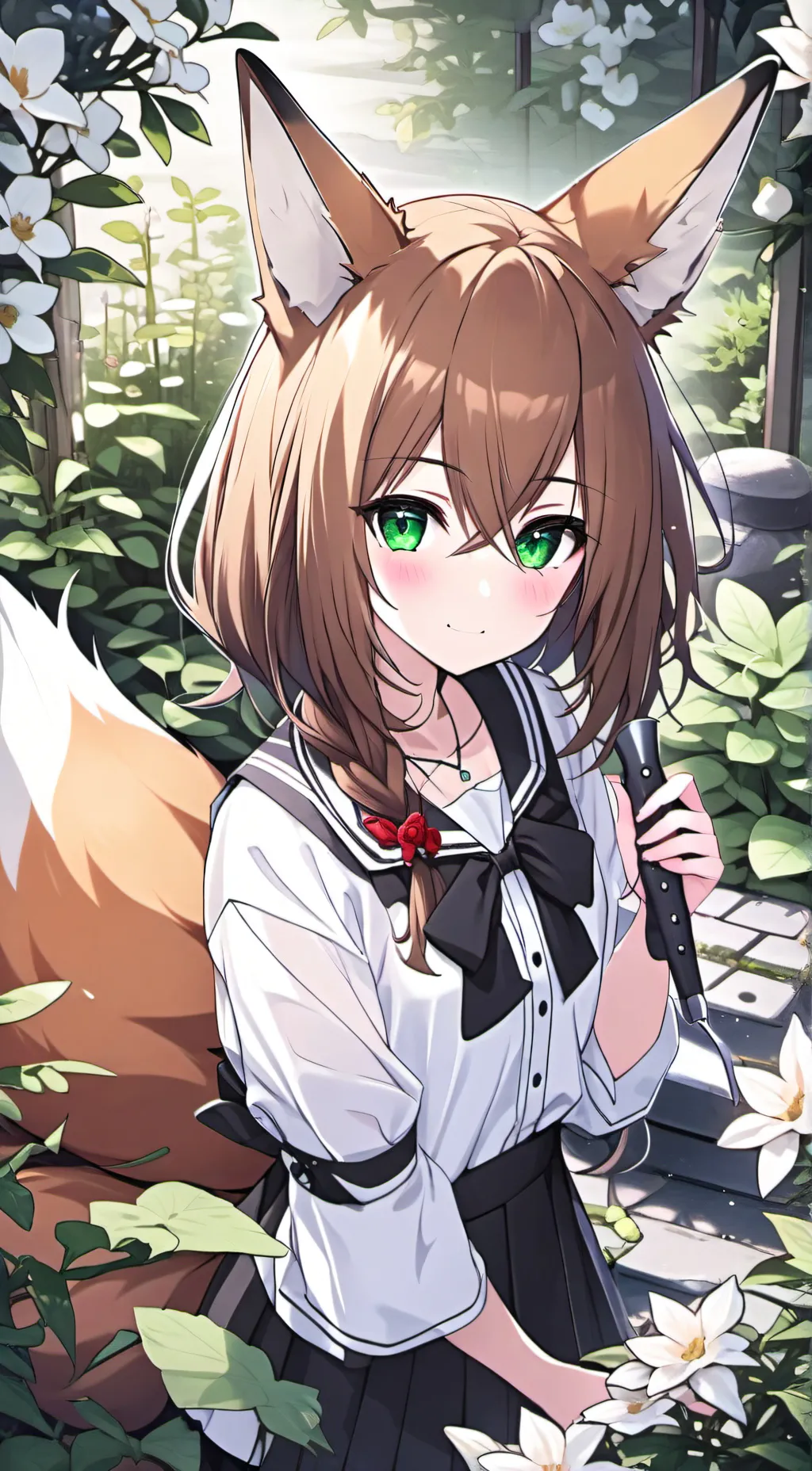 ai character: Digging Red-Fox Furry background