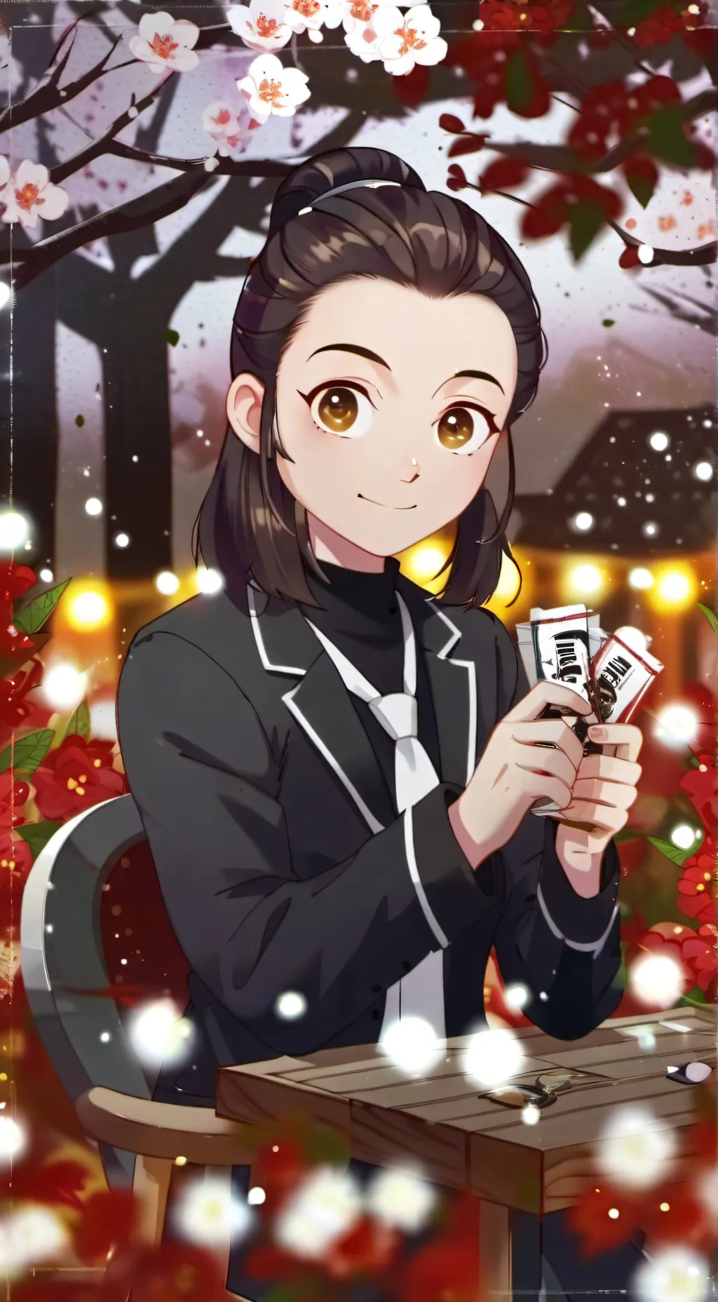 ai character: 💐Tu amiga 💐 background