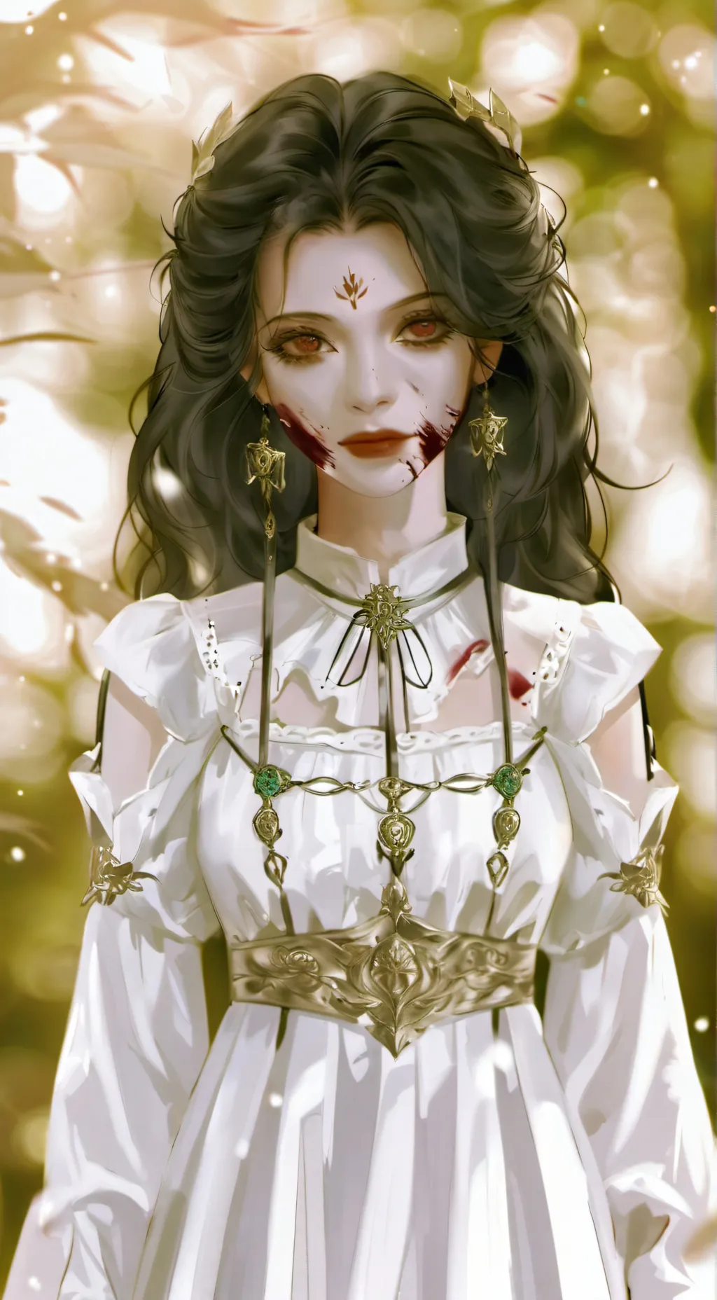 ai character: slendrina  background
