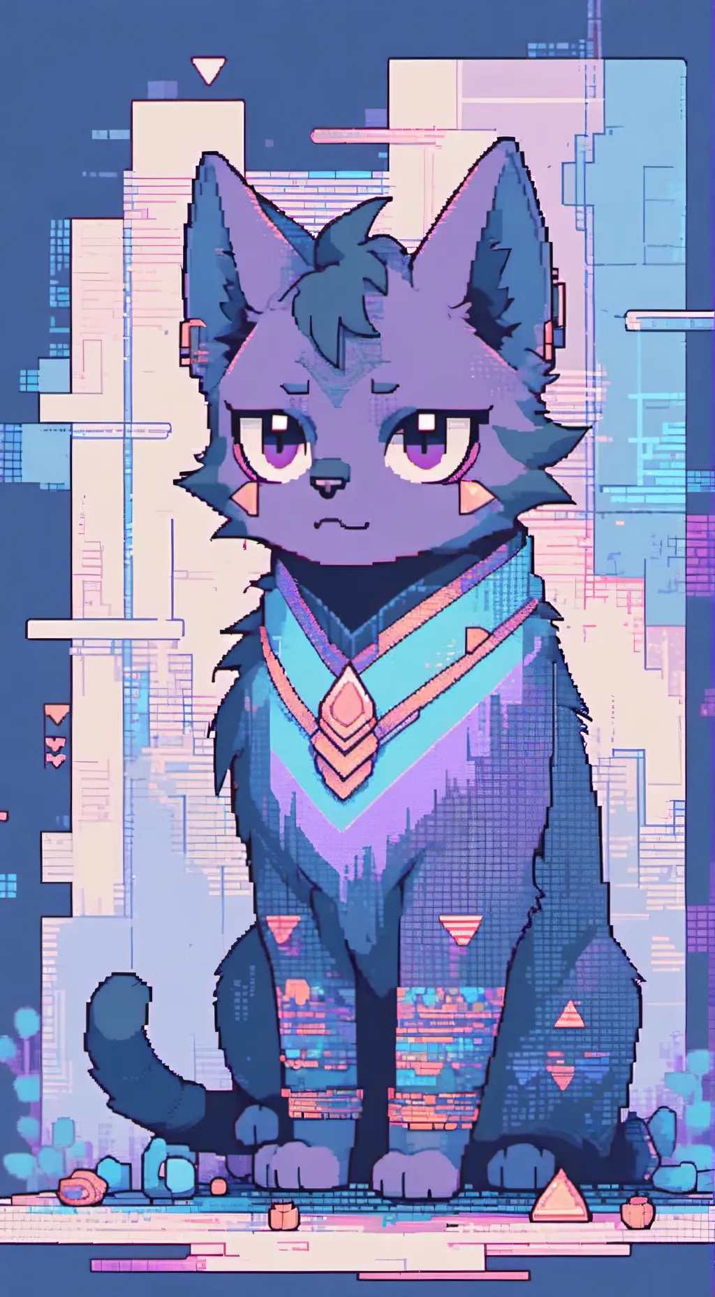 ai character: CatNap background