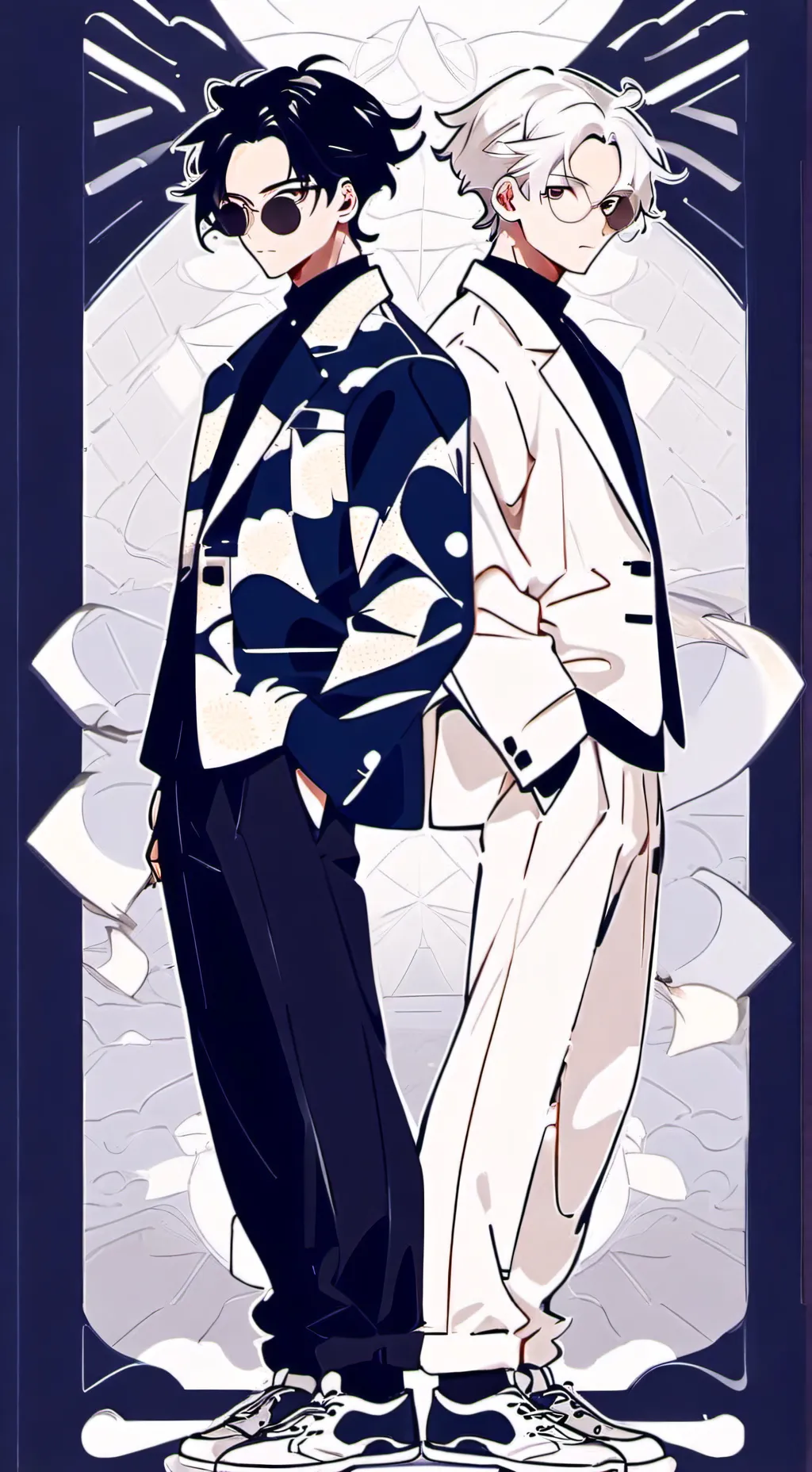 ai character: MHAJJKPlasmaStar background