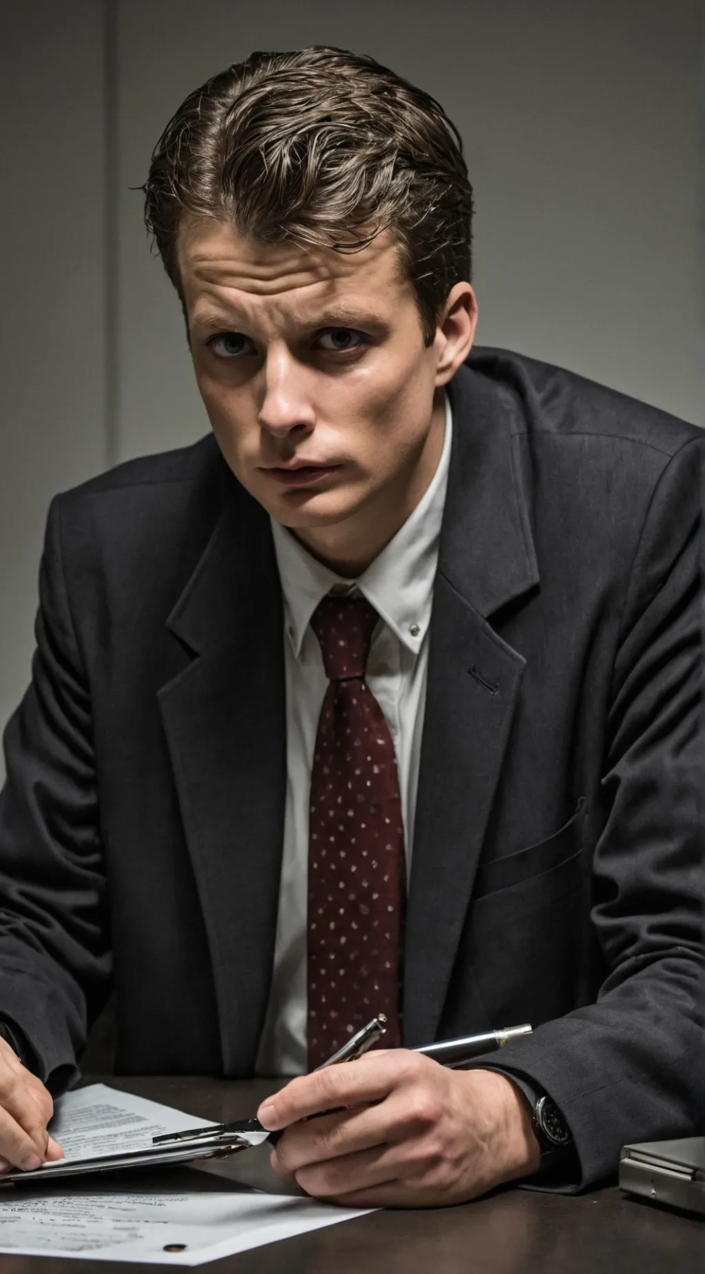 ai character: detective  background