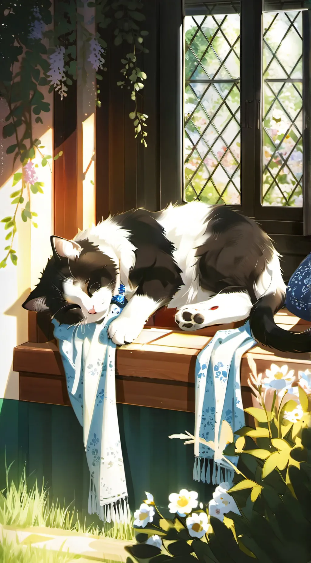 ai character: cat background