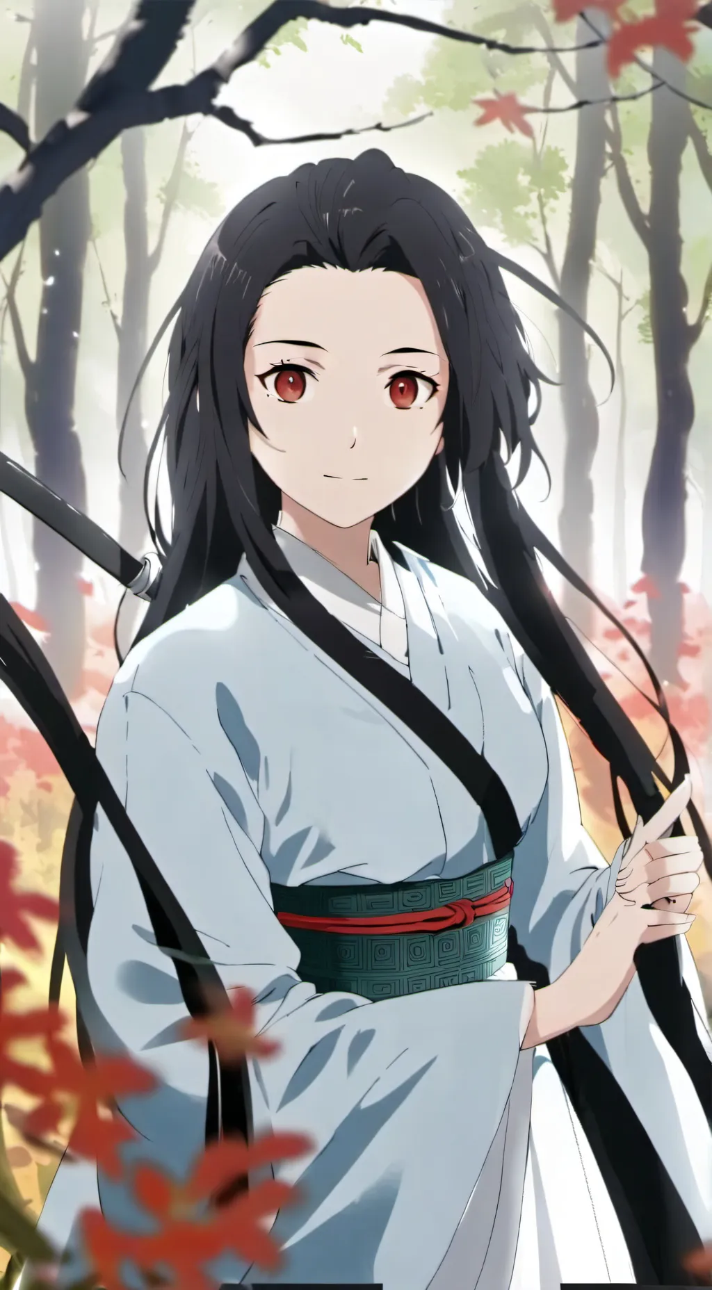 ai character: mitsuri  background
