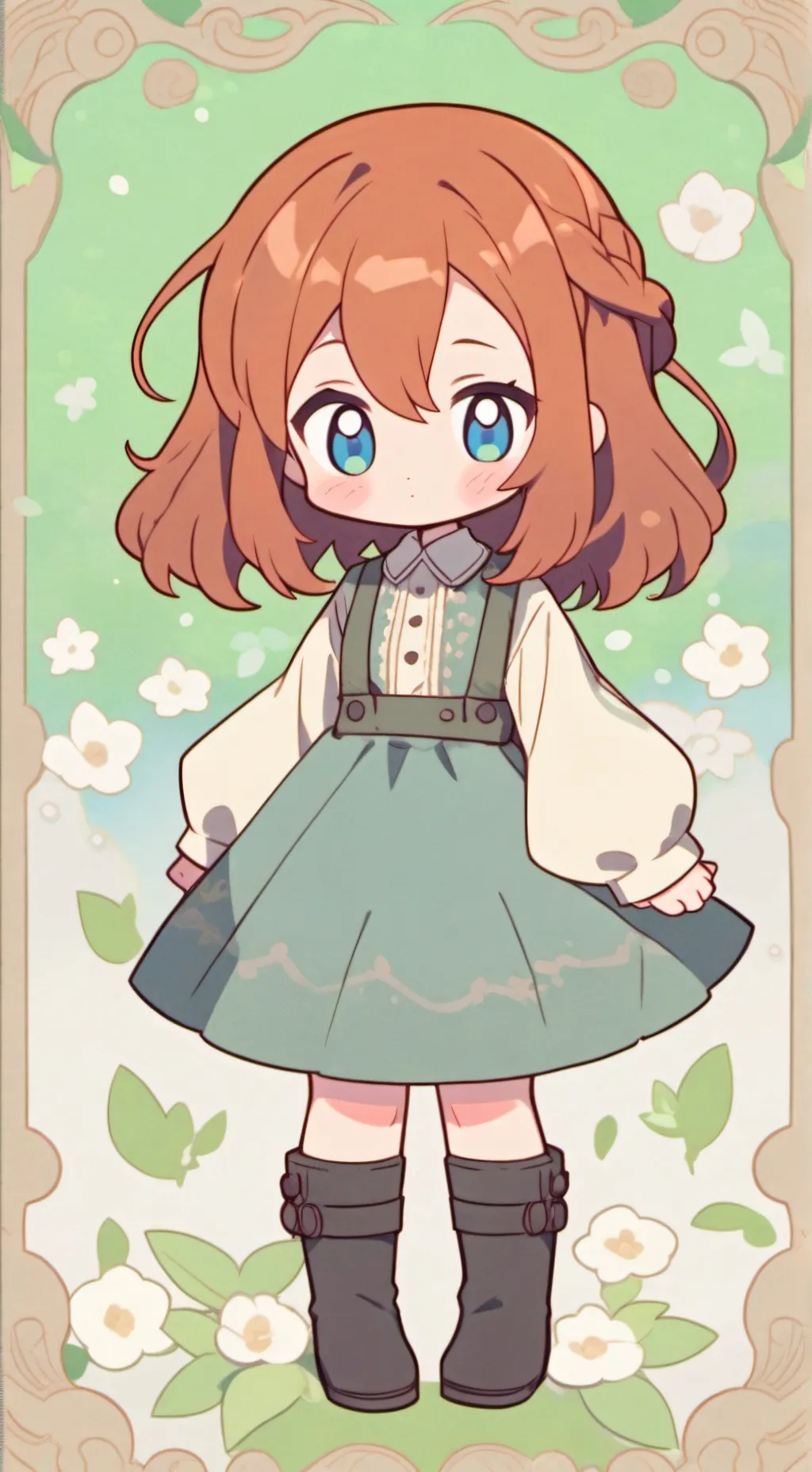 ai character: Amber  background