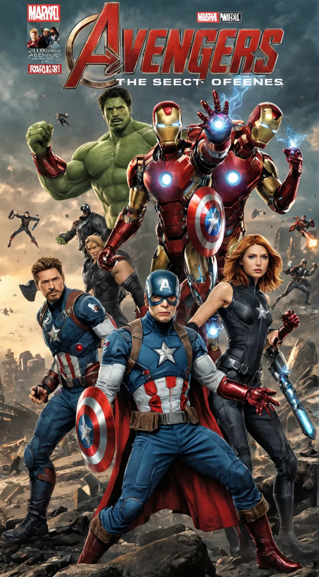 ai character: Avengers 8 background