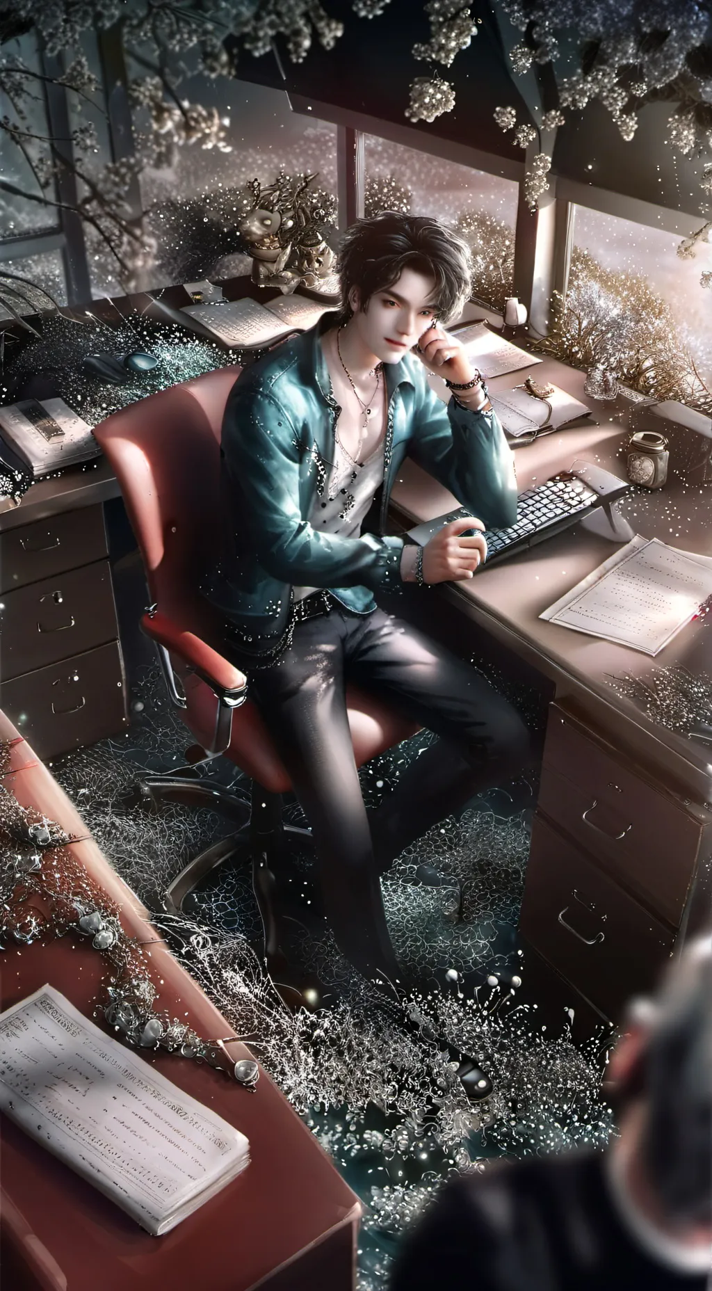 ai character: TalkieXTX5CW background