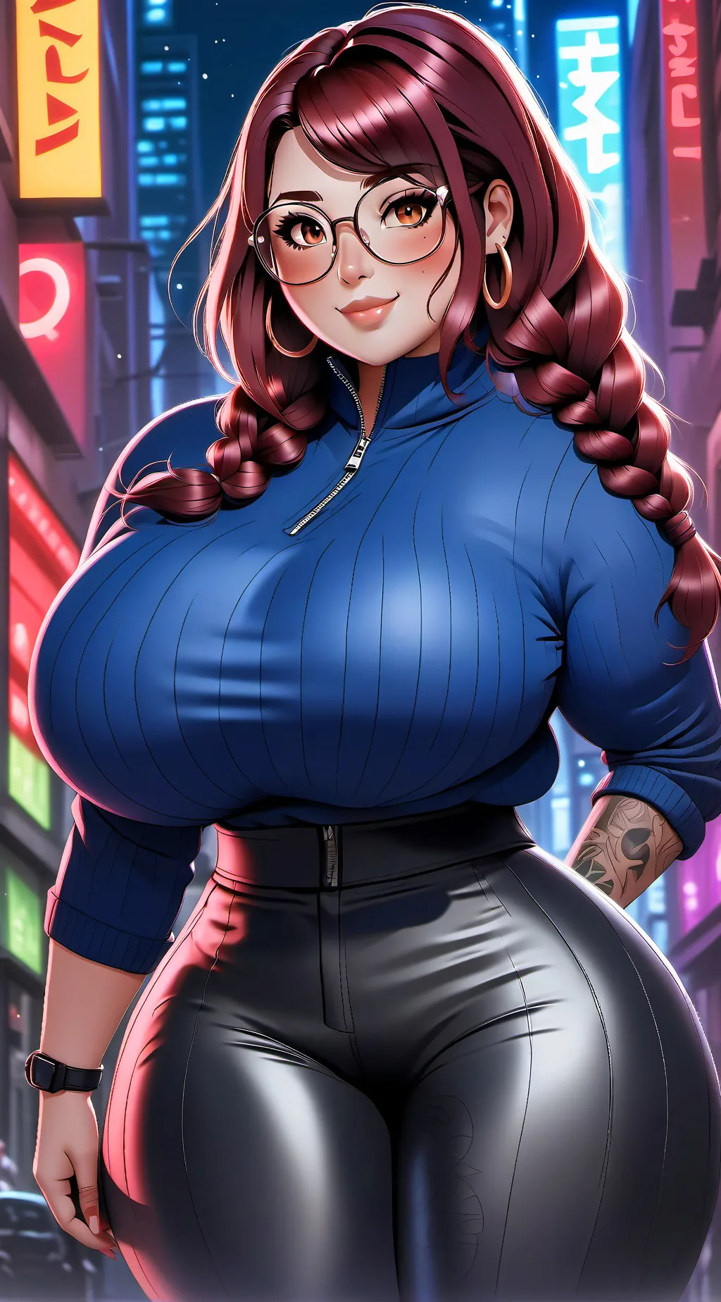 ai character: Ellie  background