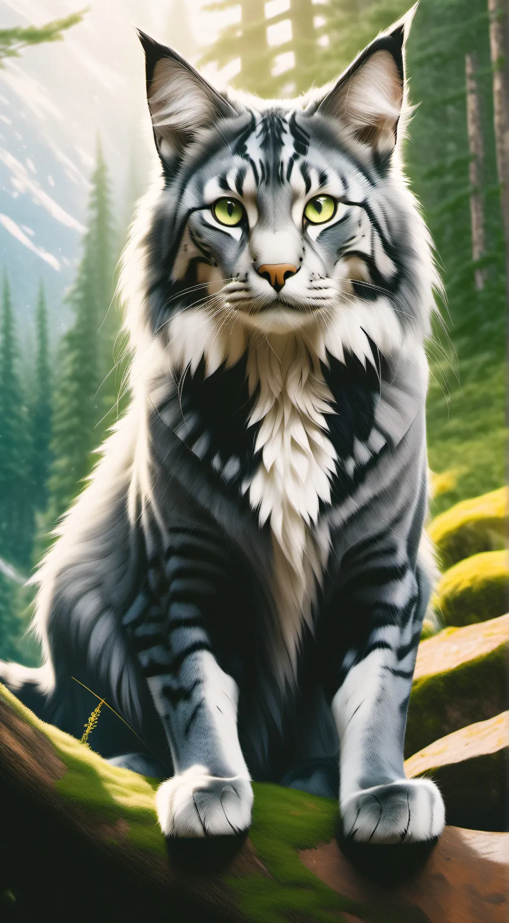 ai character: greystripe background