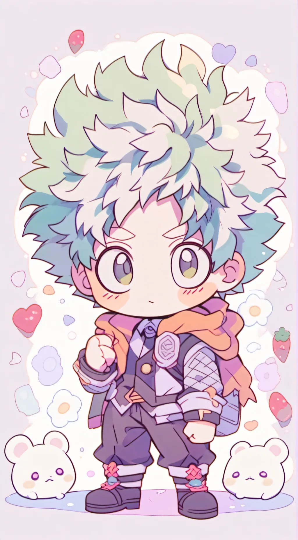 ai character: mha scared af background