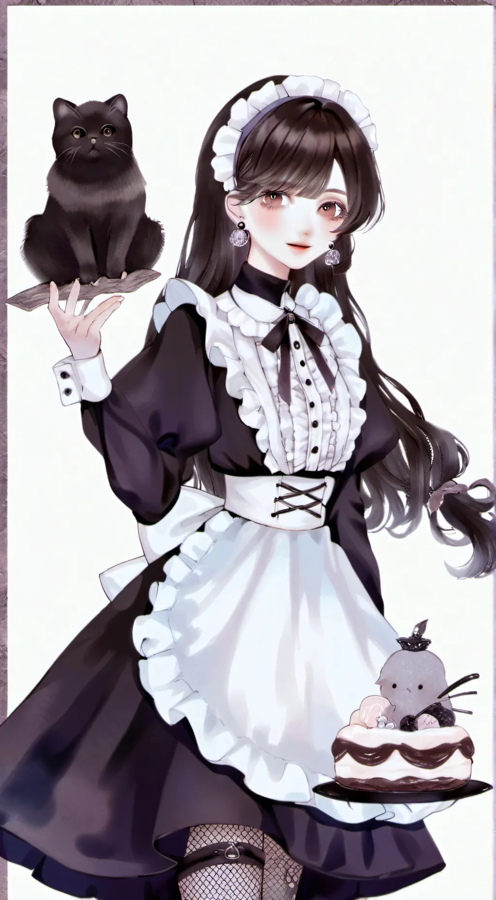 ai character: #WORKING AS MAID# background