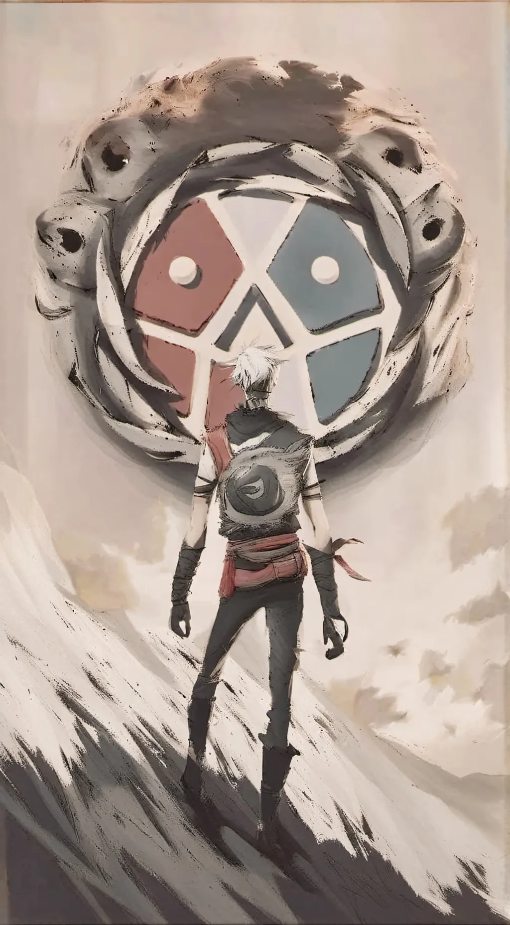 ai character: tokito emo background