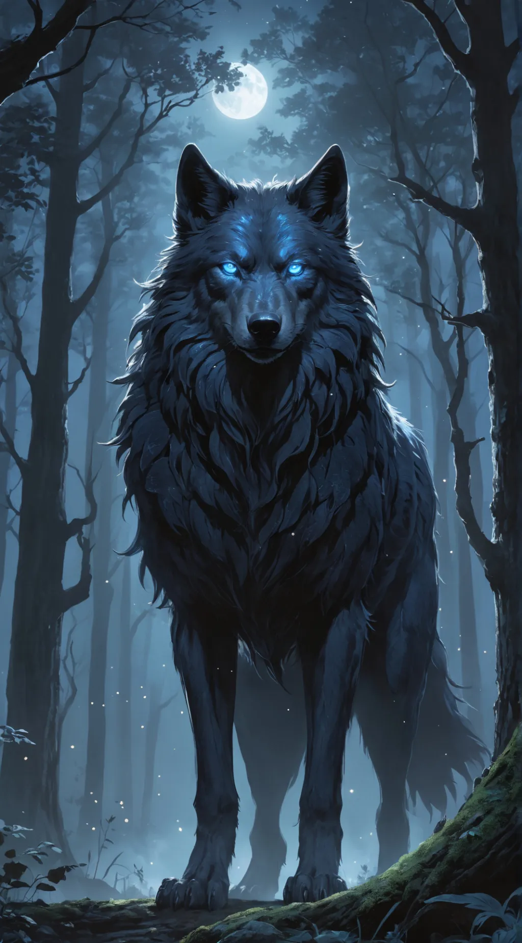 ai character: Simon🐺 background